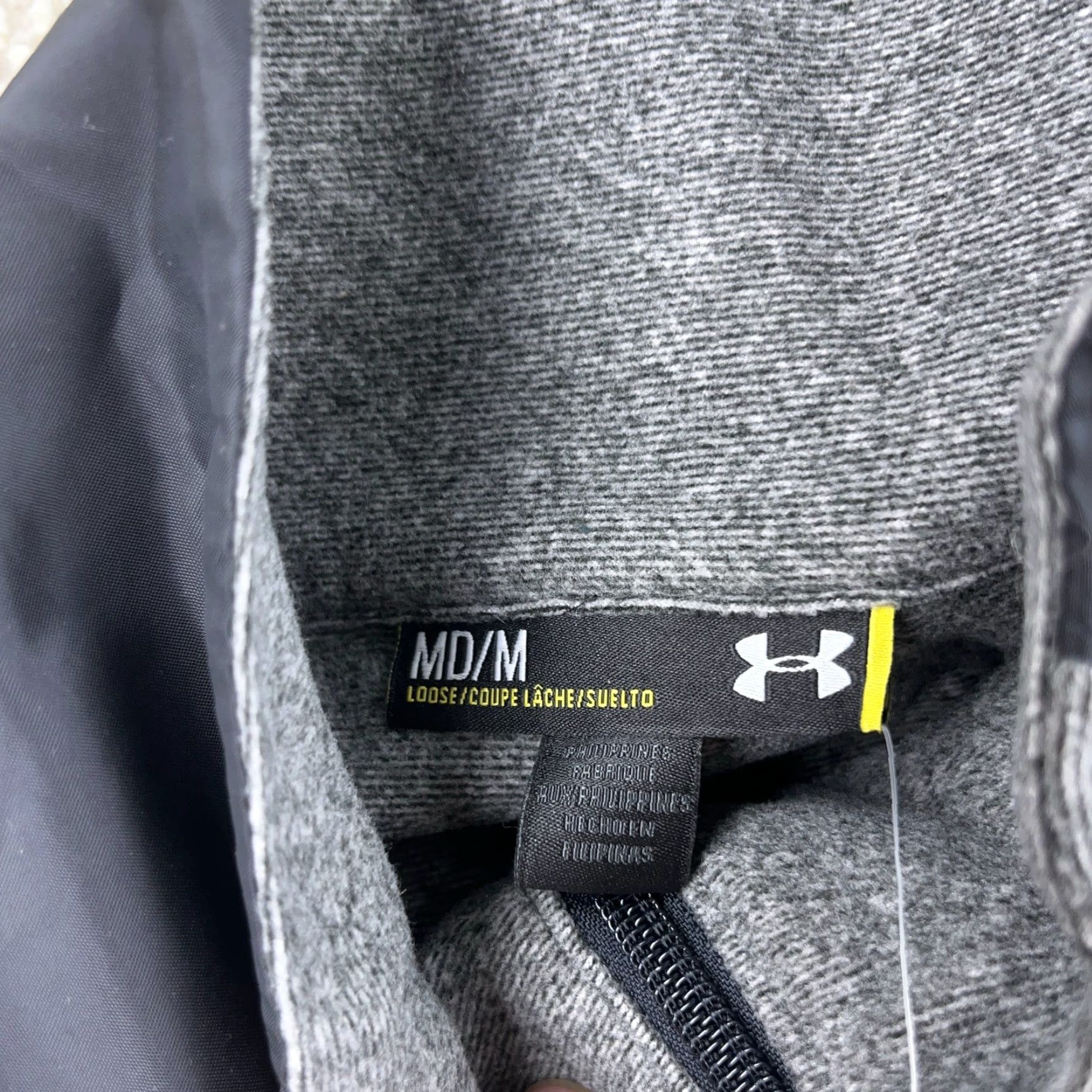 Under Armour Under Armour Vest Women M Gray Black Zip Up Loose Fit Cold Gear Outdoor New Size M / US 6-8 / IT 42-44 - 7 Thumbnail