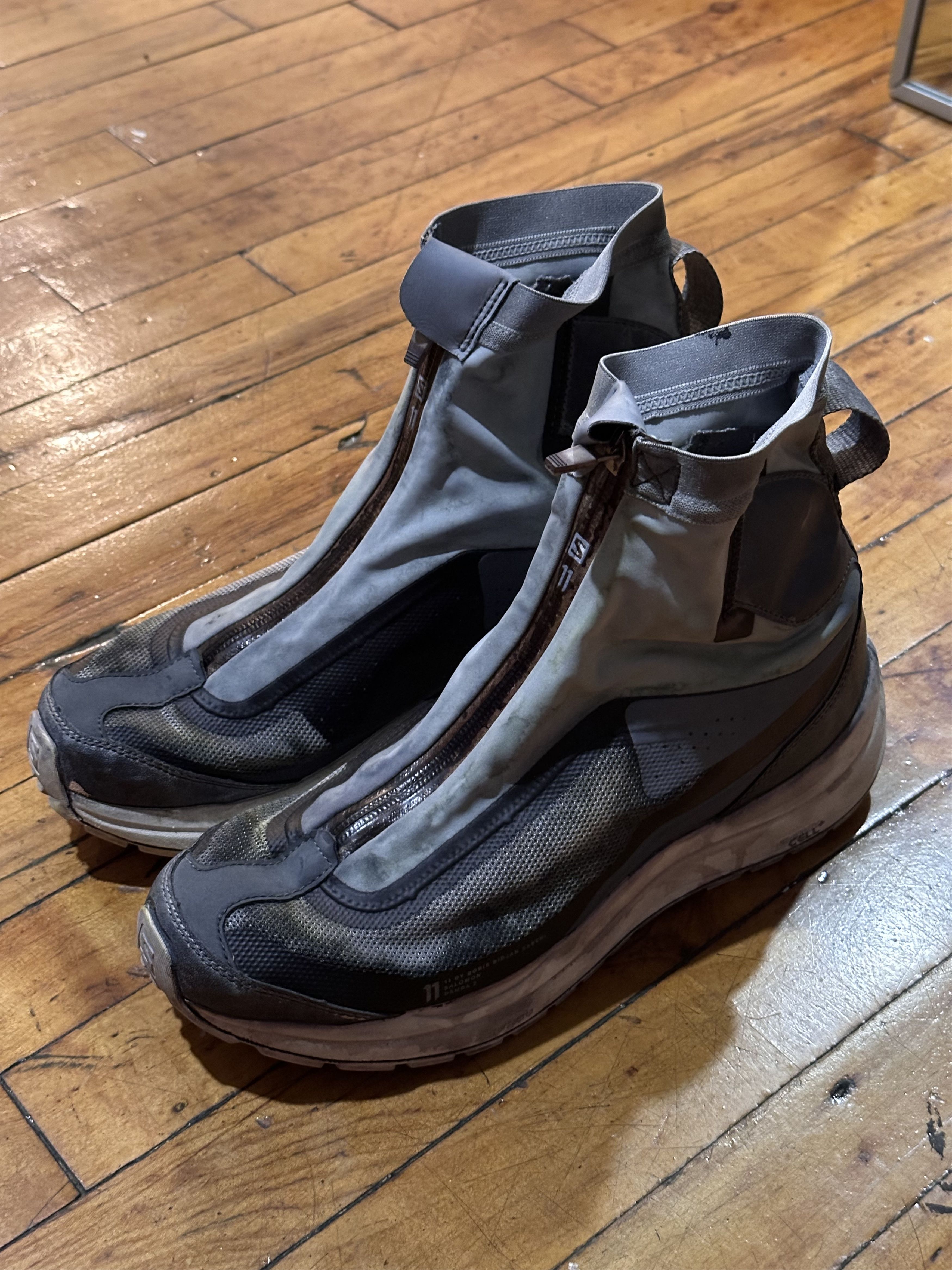 11 By Boris Bidjan Saberi × Salomon 11BYBBS X SALOMON Bamba2 Object Dyed  High Top Sneakers | Grailed