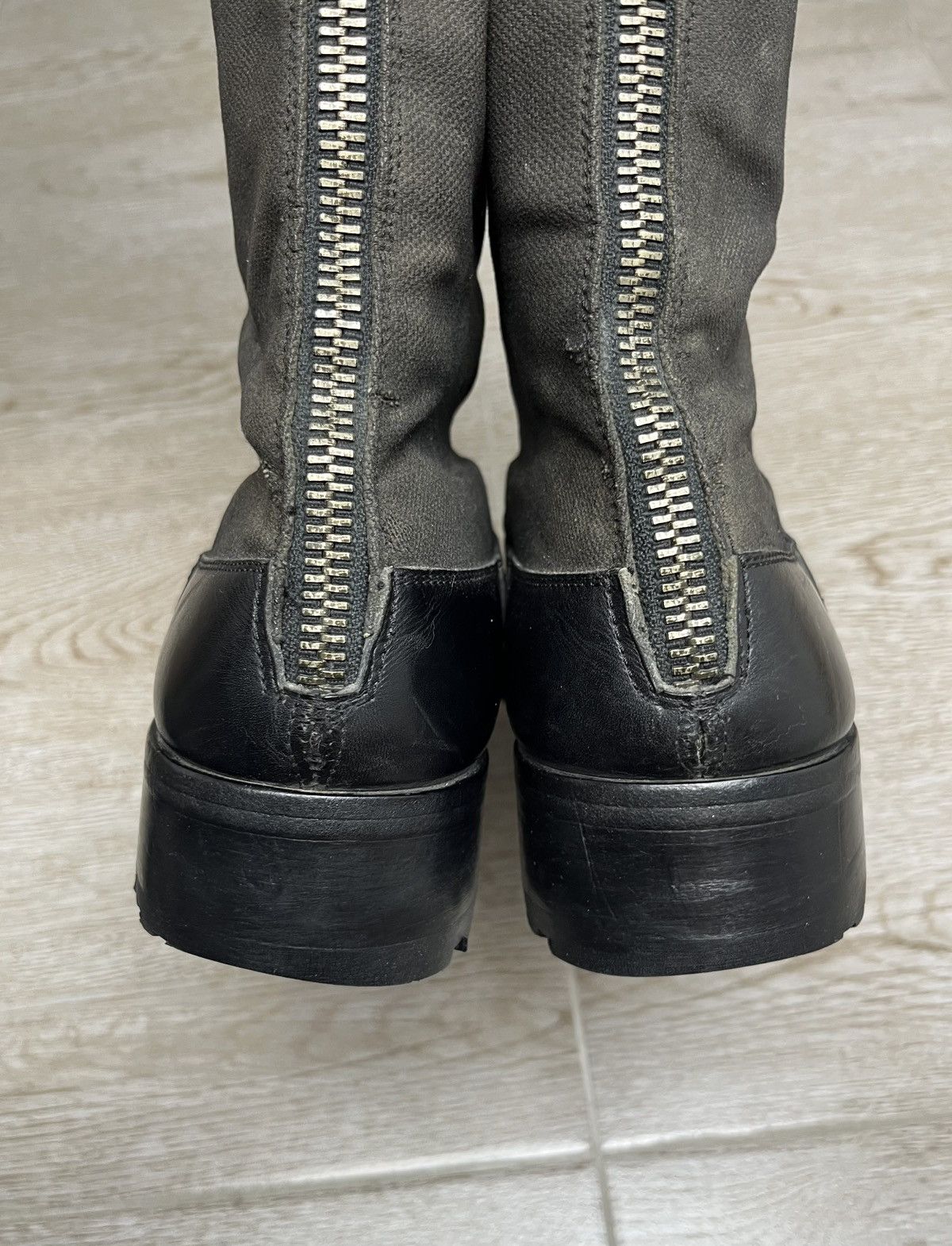 Miu Miu Miu Miu Leather Ankle Zip Guidi Style Boots 00s Size US 9.5 / EU 42-43 - 19 Thumbnail