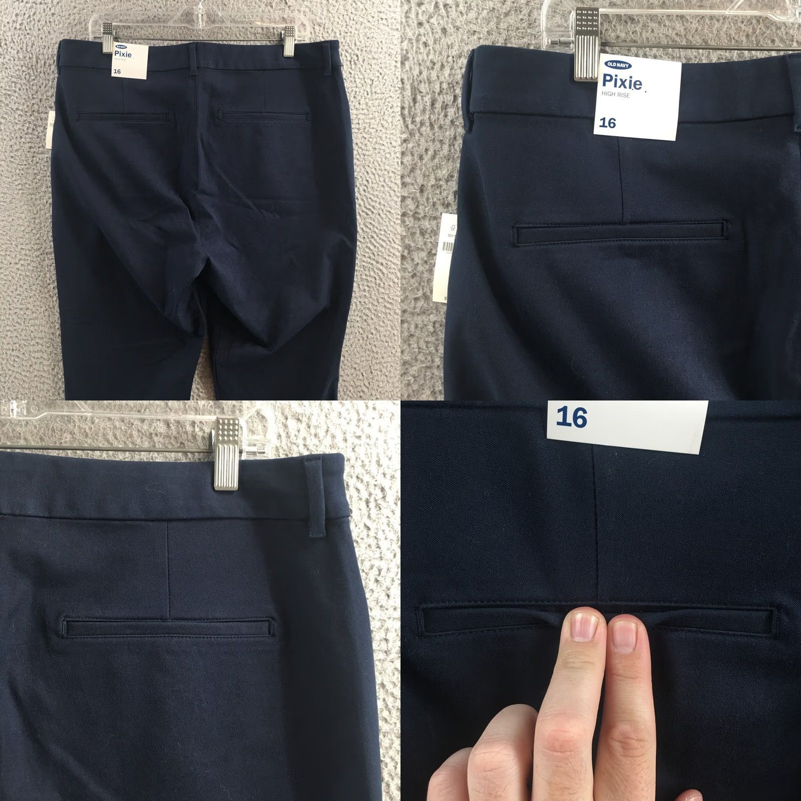 Old Navy Old Navy Dress Pants Womens 16 Blue High Rise Tapered Zip New Dress Pants Women 16 Blue High Rise Tapered Size 38" / US 16 / IT 52 - 9 Thumbnail