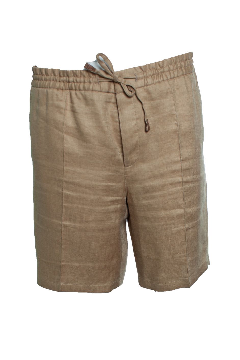 Brioni Brioni, brown linen bermuda Sidney shorts Size US 34 / EU 50 - 1 Thumbnail