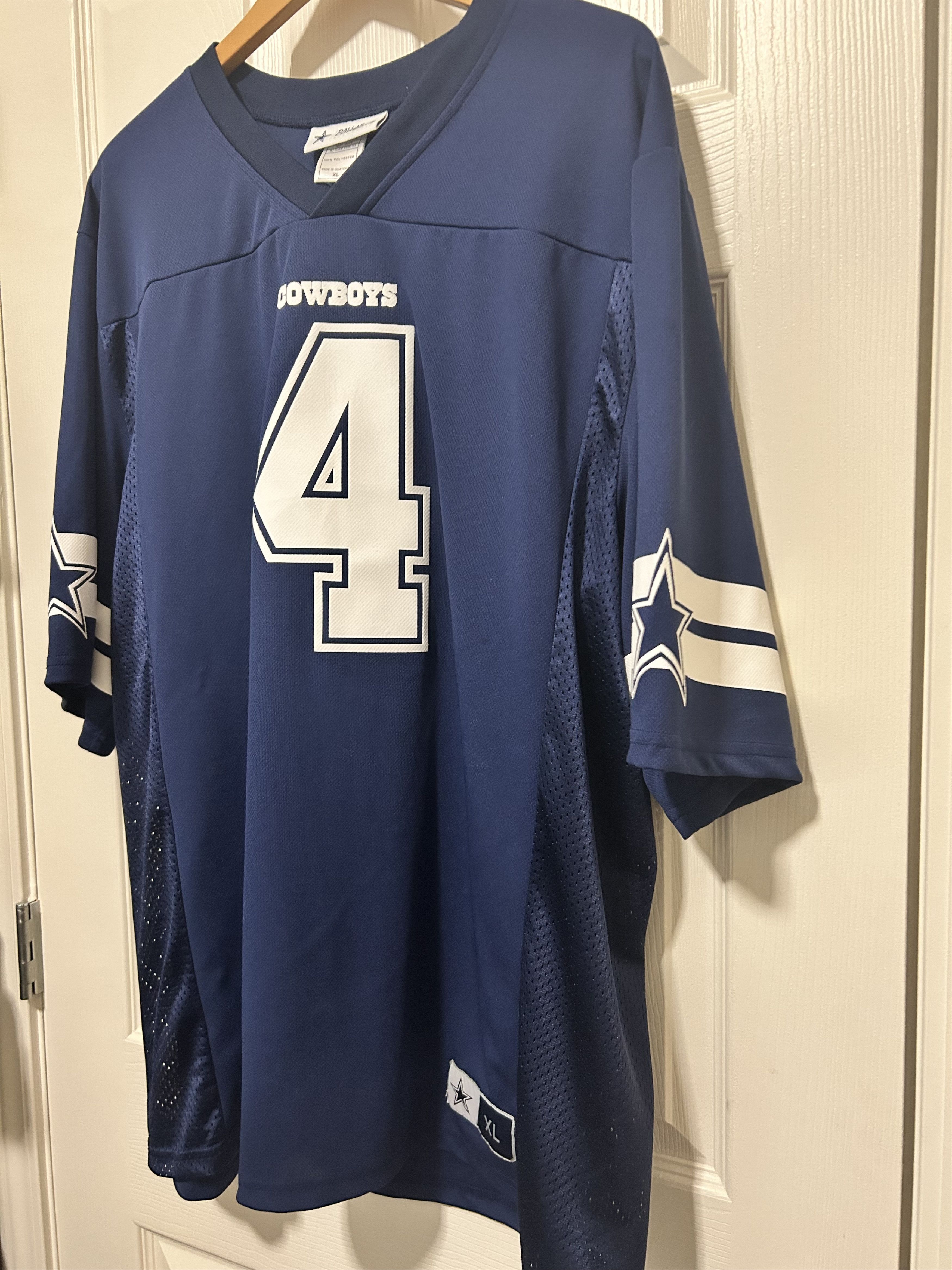 NFL NWOT #4 Dak Prescott Jersey Mens XL Dallas Cowboys Authentic Size US XL / EU 56 / 4 - 3 Thumbnail