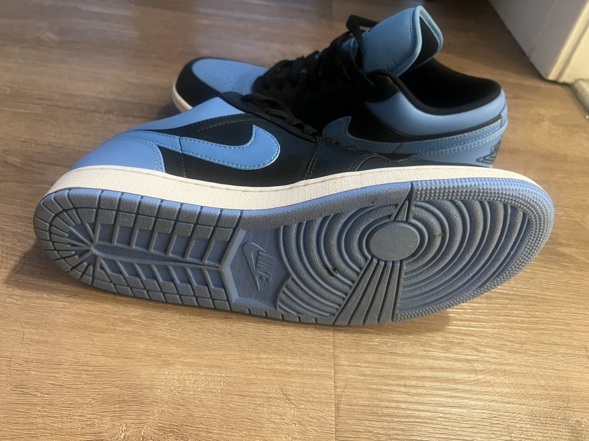 Nike Jordan 1 low black university blue Size US 10 / EU 43 - 5 Thumbnail