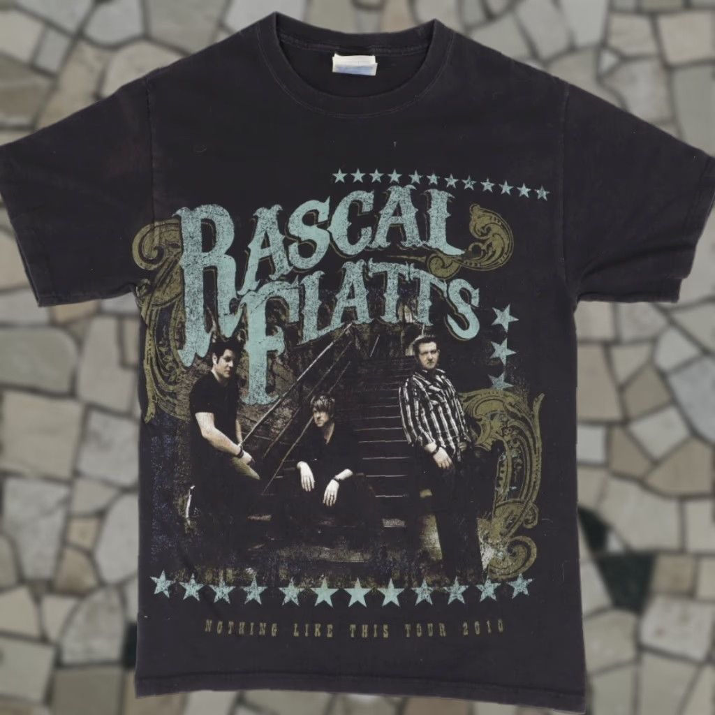 Hanes Hanes Racsal Flatts Nothing Like This Tour Solid T-Shirt Black Men's S Size US S / EU 44-46 / 1 - 1 Thumbnail