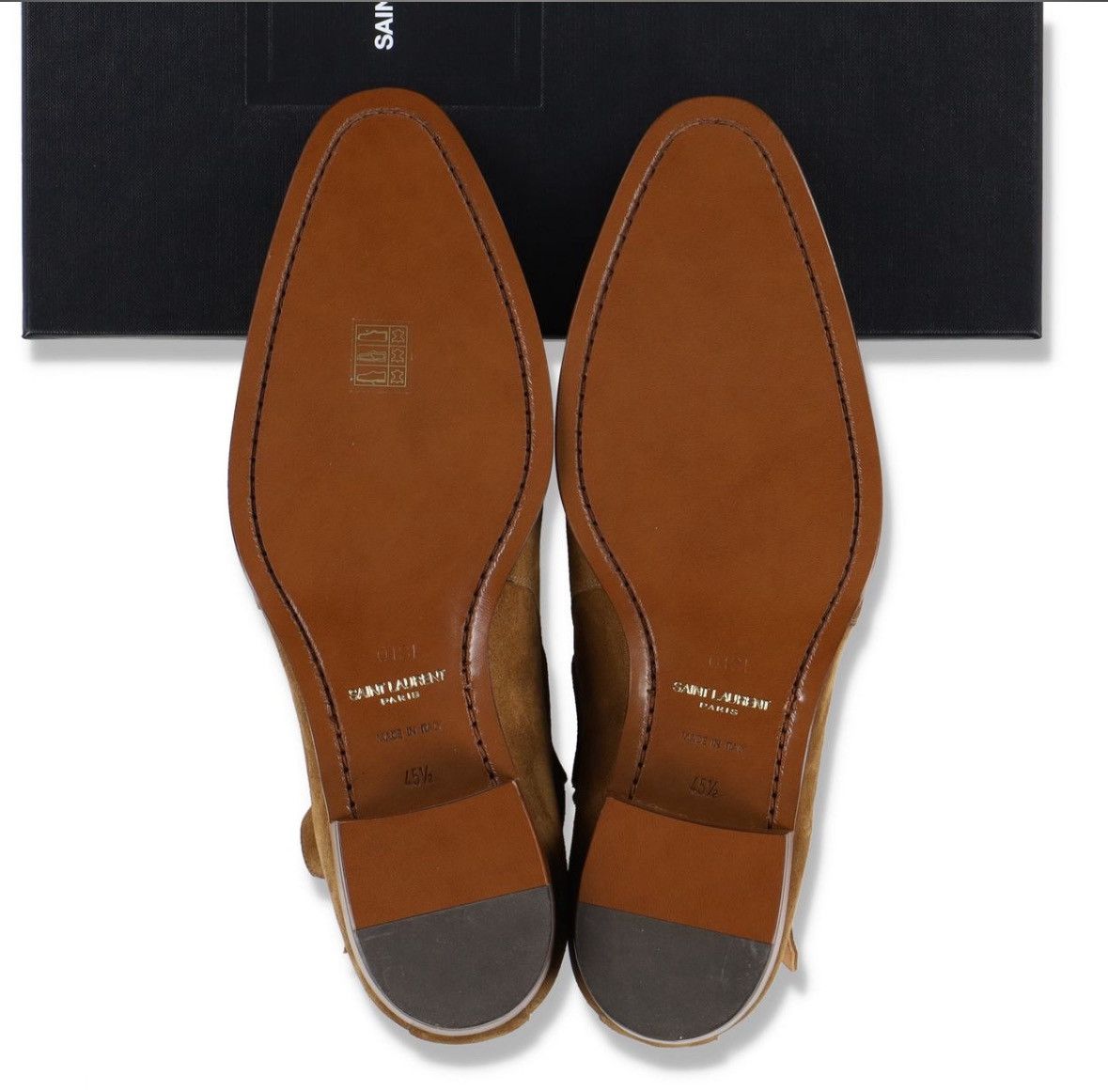 Saint Laurent Paris Saint Laurent Tan Suede Wyatt 30 Jodhpur Boots Size US 12.5 / EU 45-46 - 4 Thumbnail