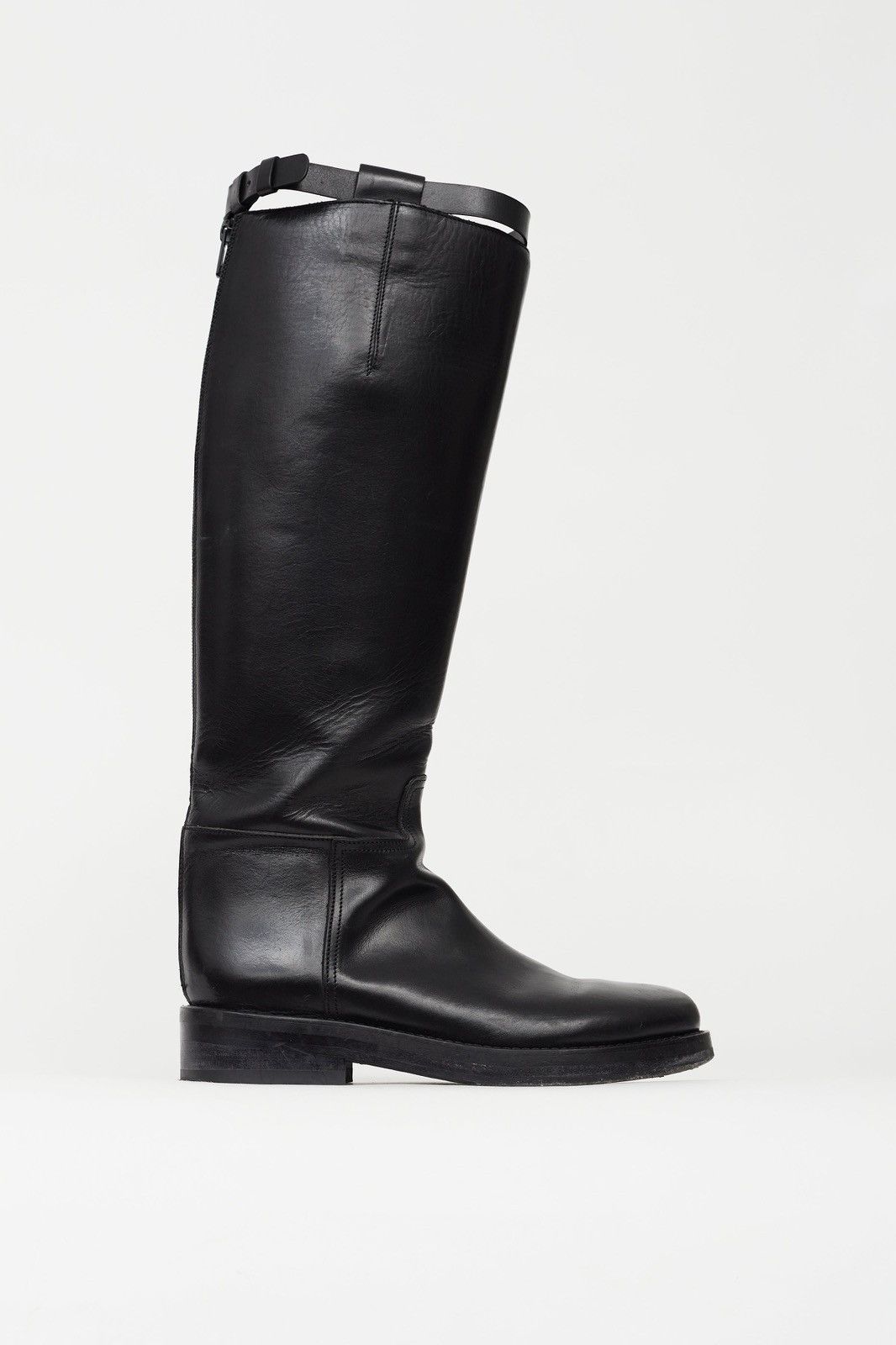 Ann Demeulemeester Ann Demeulemeester Belted Riding Boots 100% Authentic Size US 7 / IT 37 - 1 Thumbnail