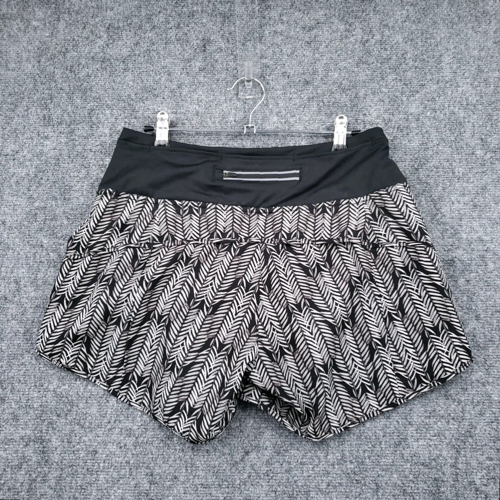 Vintage Fit 2 Run Shorts Womens M Medium Black Pattern Athletic Activewear Pockets Size 32" / US 10 / IT 46 - 6 Thumbnail