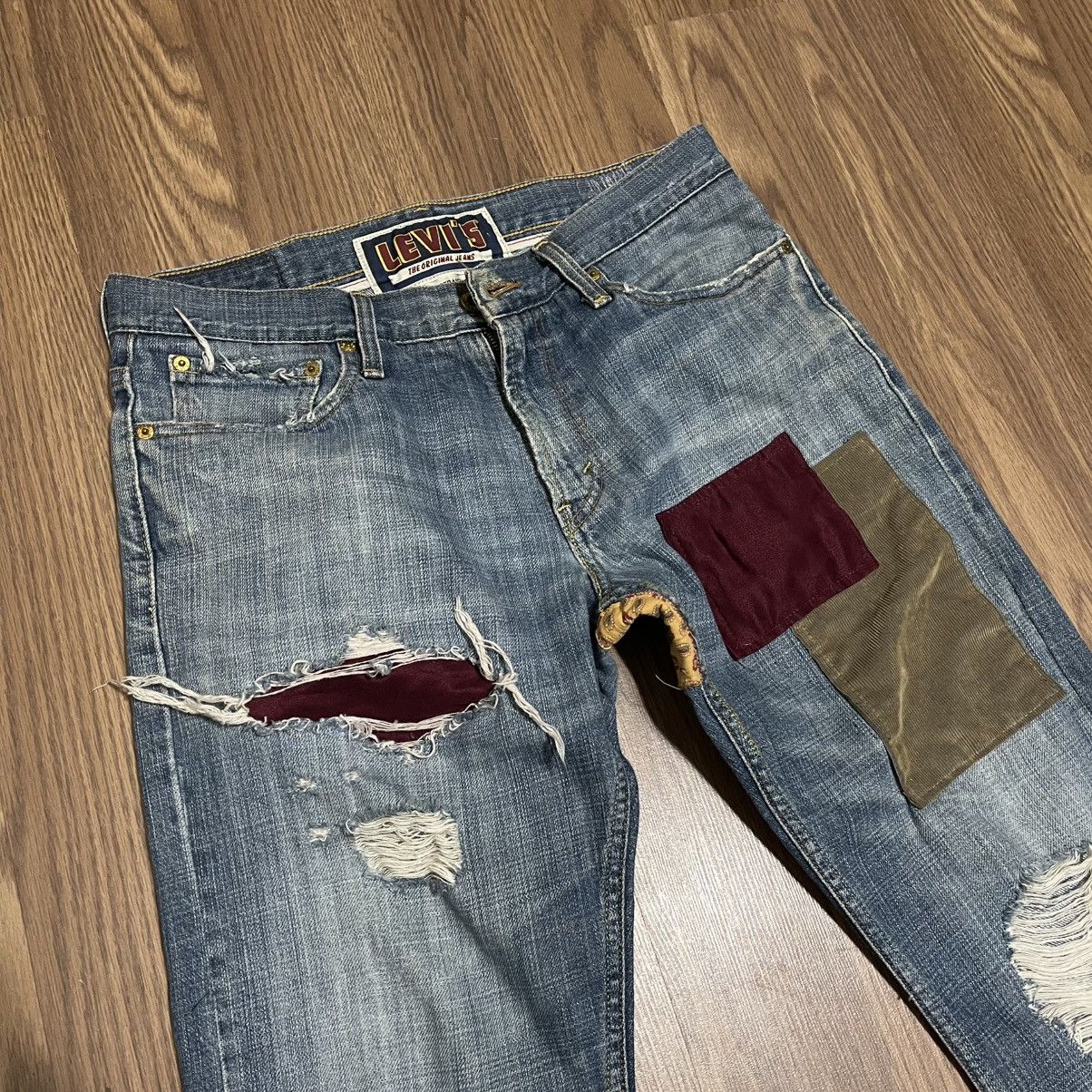 Levi's Vintage Clothing Kurt Cobain Levis patchwork denim Size US 32 / EU 48 - 4 Thumbnail