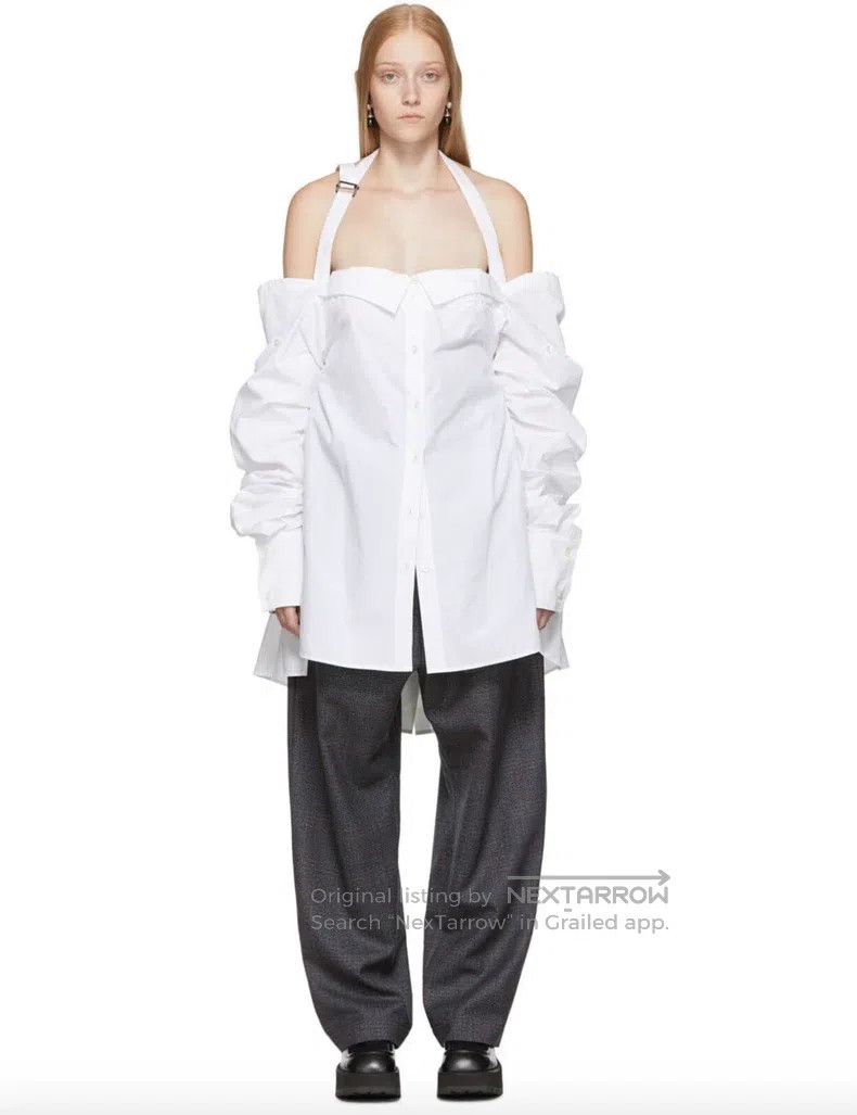 Ann Demeulemeester Ann Demeulemeester White Shirt Size XXS / US 00 / IT 34 - 5 Thumbnail
