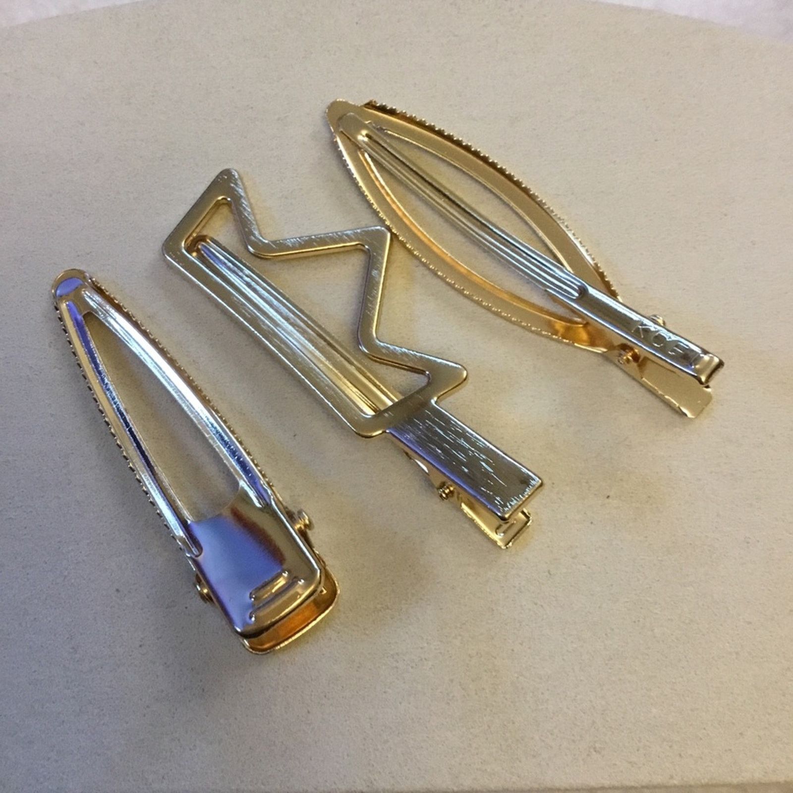 Other Gold Crown Shaped Clips - Set of 3 Size ONE SIZE - 6 Thumbnail