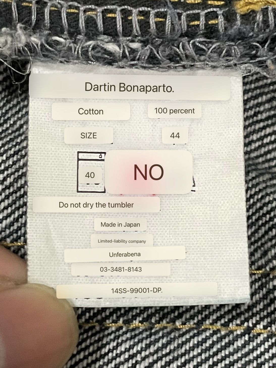 Bottega Veneta Vtg Dartin Bonaparto GreyWash Undercover Style Destroy Jeans Size US 30 / EU 46 - 12 Thumbnail