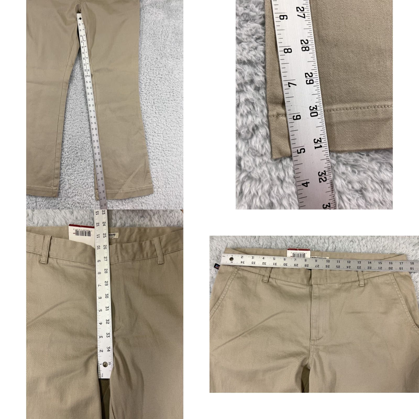 Polo Ralph Lauren Polo Ralph Lauren Women's Pants Size 14 Beige Twill Bootcut Stretch Jeans Size 36" / US 14 / IT 50 - 8 Thumbnail