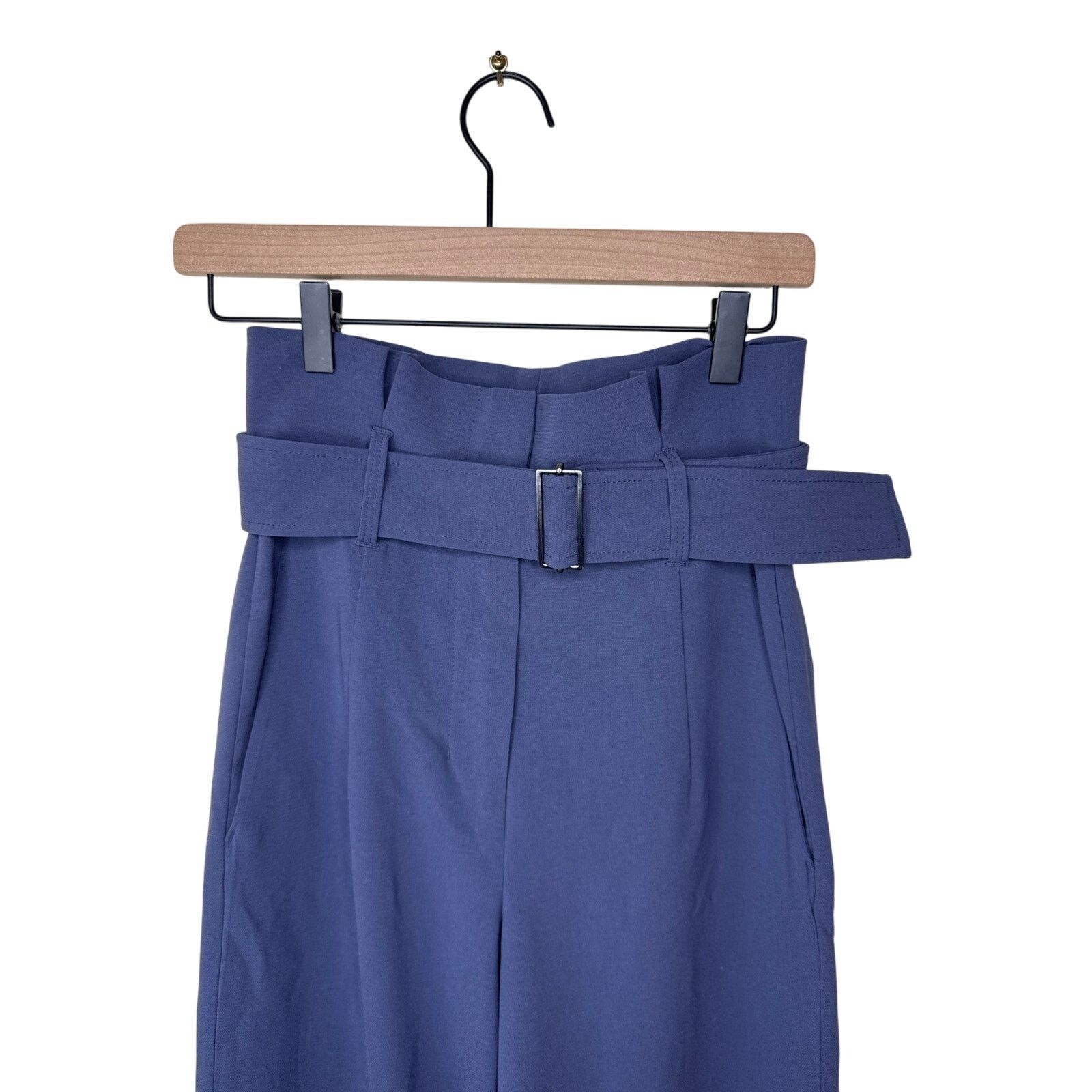 Aritzia BABATON Power Pant High Waisted Belted Dive Blue Size 2 Size 26" / US 2 / IT 38 - 5 Thumbnail
