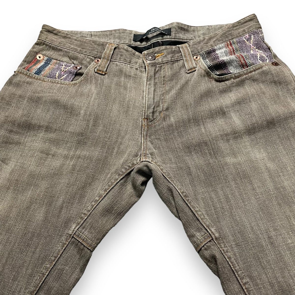 If Six Was Nine × Japanese Brand × Le Grande Bleu (L.G.B.) 🇯🇵 DOMINATE HANDCRAFTED NATIVE SPIRAL CUT JEANS Size US 34 / EU 50 - 5 Thumbnail