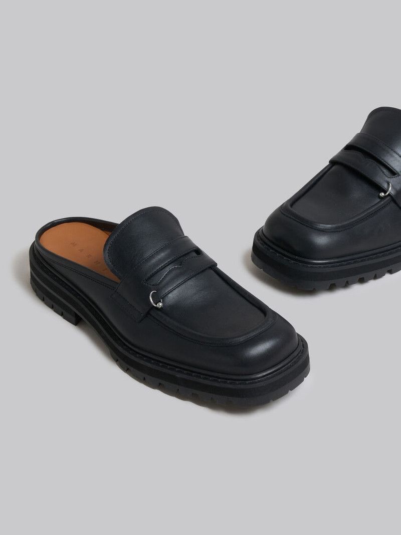 Marni o1w1db10426 Chunky Sabot Loafer in Black Size US 12 / EU 45 - 5 Thumbnail