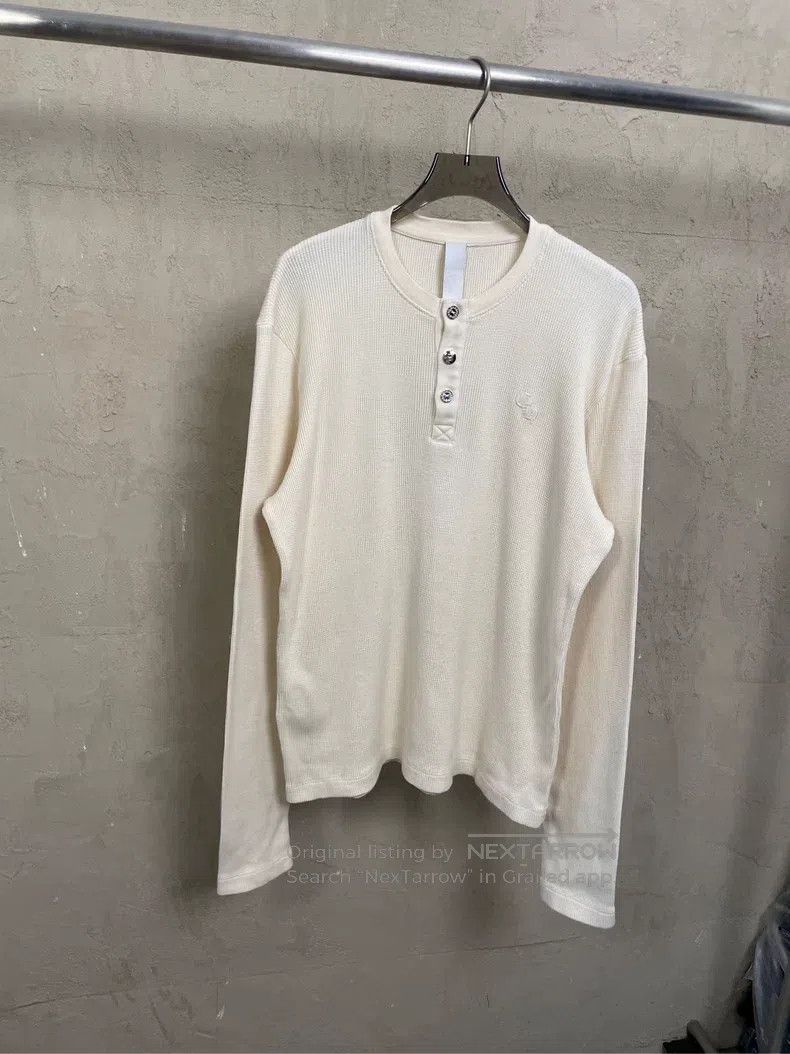 CHROME HEARTS Size M Off-white three silver buttons Henry c