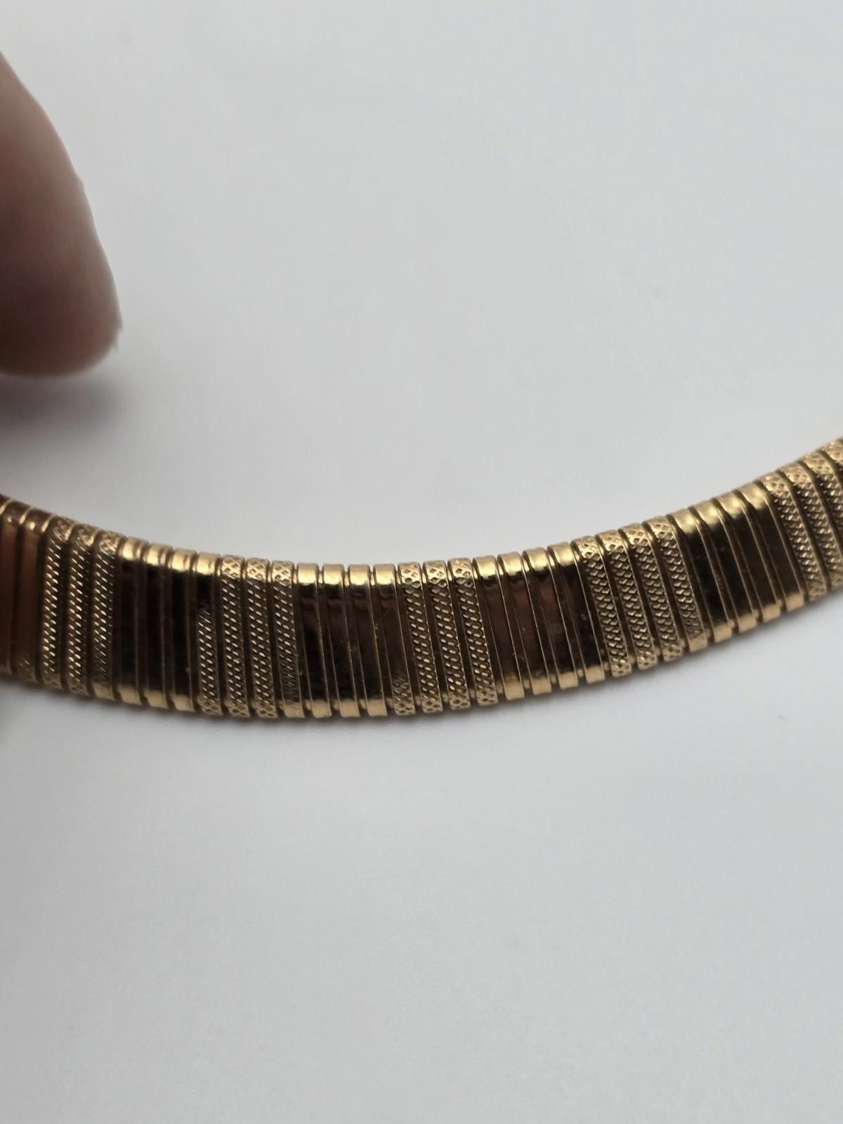 Other Vintage Signed Trifari Gold Tone Reversible Omega Necklace Size ONE SIZE - 3 Thumbnail