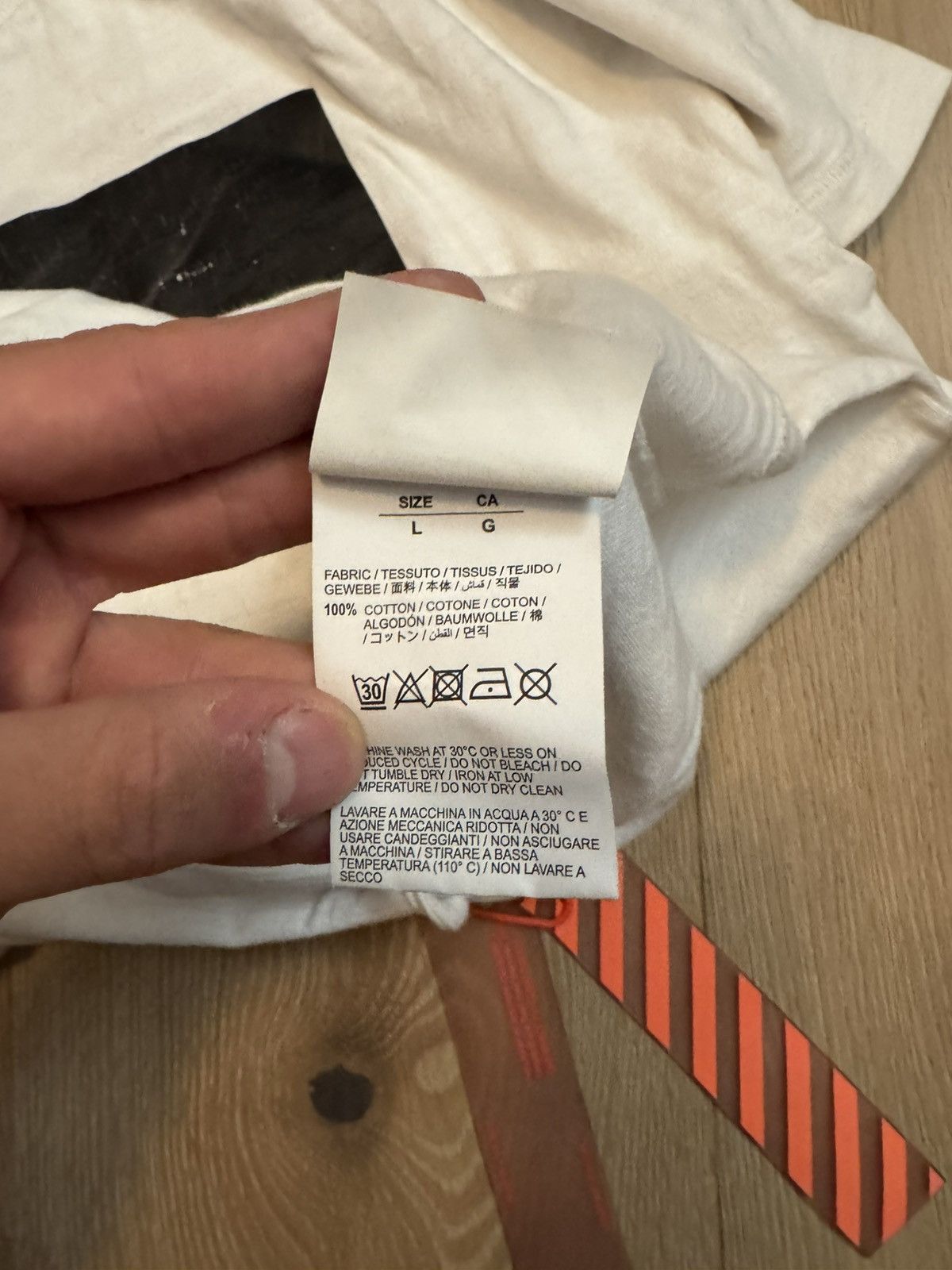 Off-White Off-White Off-White 2019 Caravaggio T-Shirt T-Shirt Size US L / EU 52-54 / 3 - 6 Thumbnail