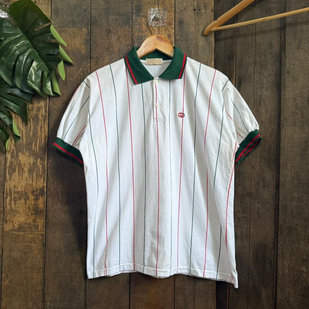 Gucci Vintage Gucci Polo Tshirt Size US M / EU 48-50 / 2 - 1 Thumbnail