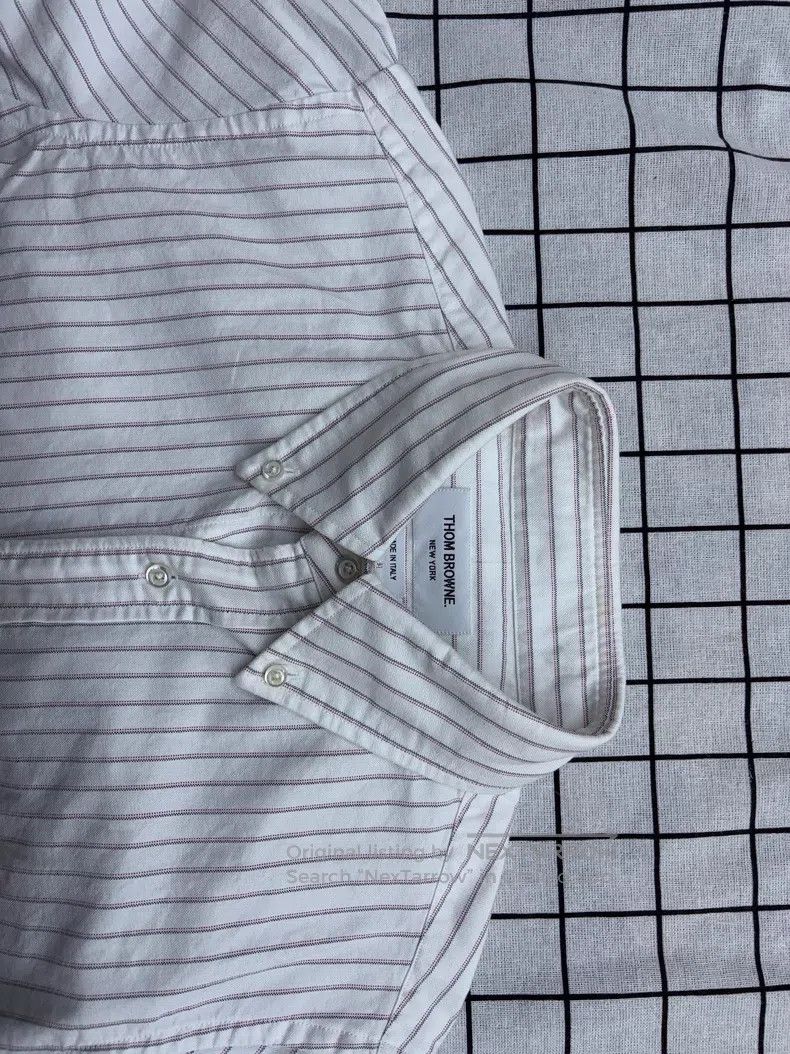 Thom Browne Thom Browne Long-Sleeve Shirt White Size US S / EU 44-46 / 1 - 3 Thumbnail