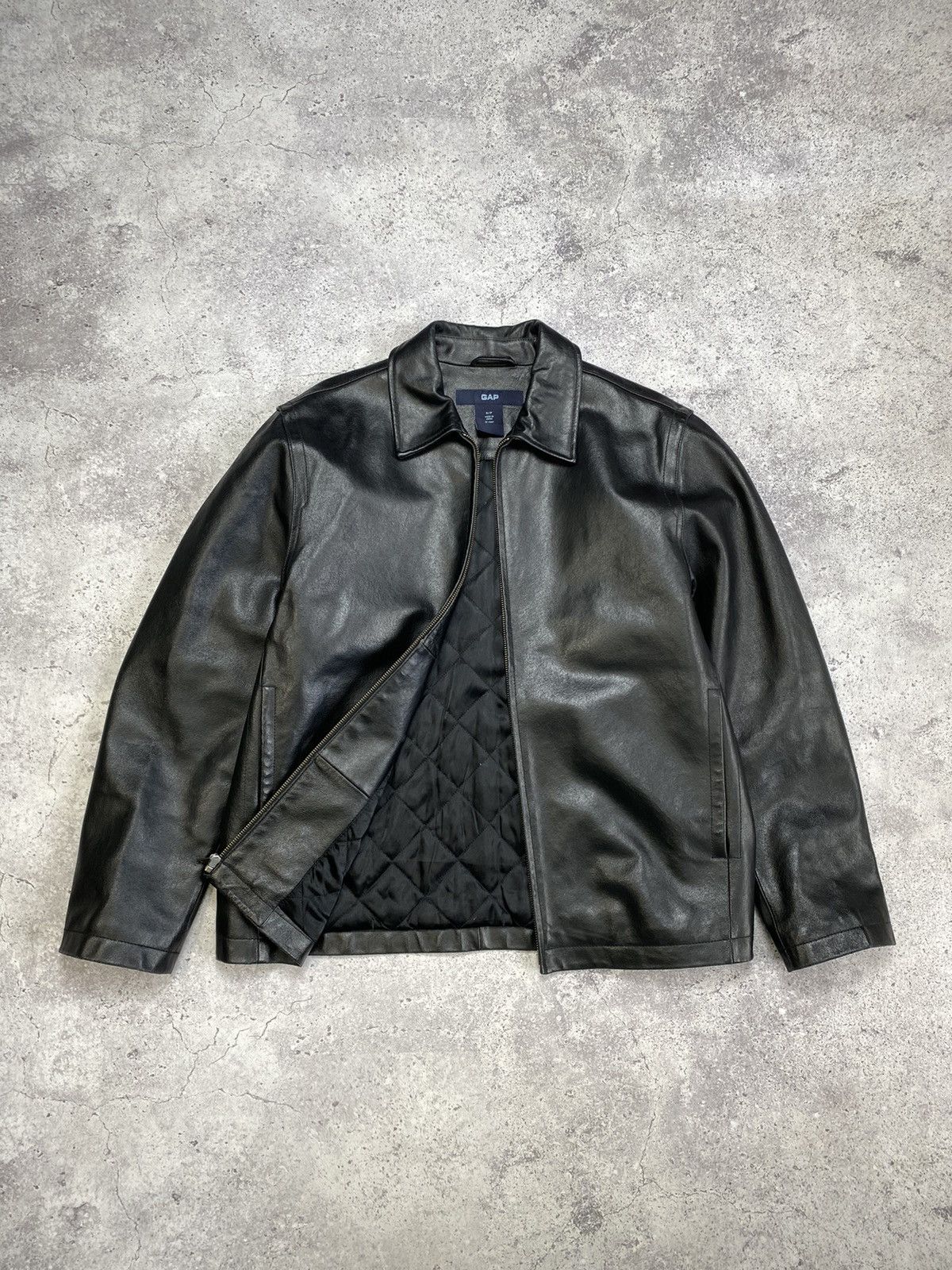 Gap × Leather Jacket × Vintage Vintage Gap Real Leather Jacket | Grailed