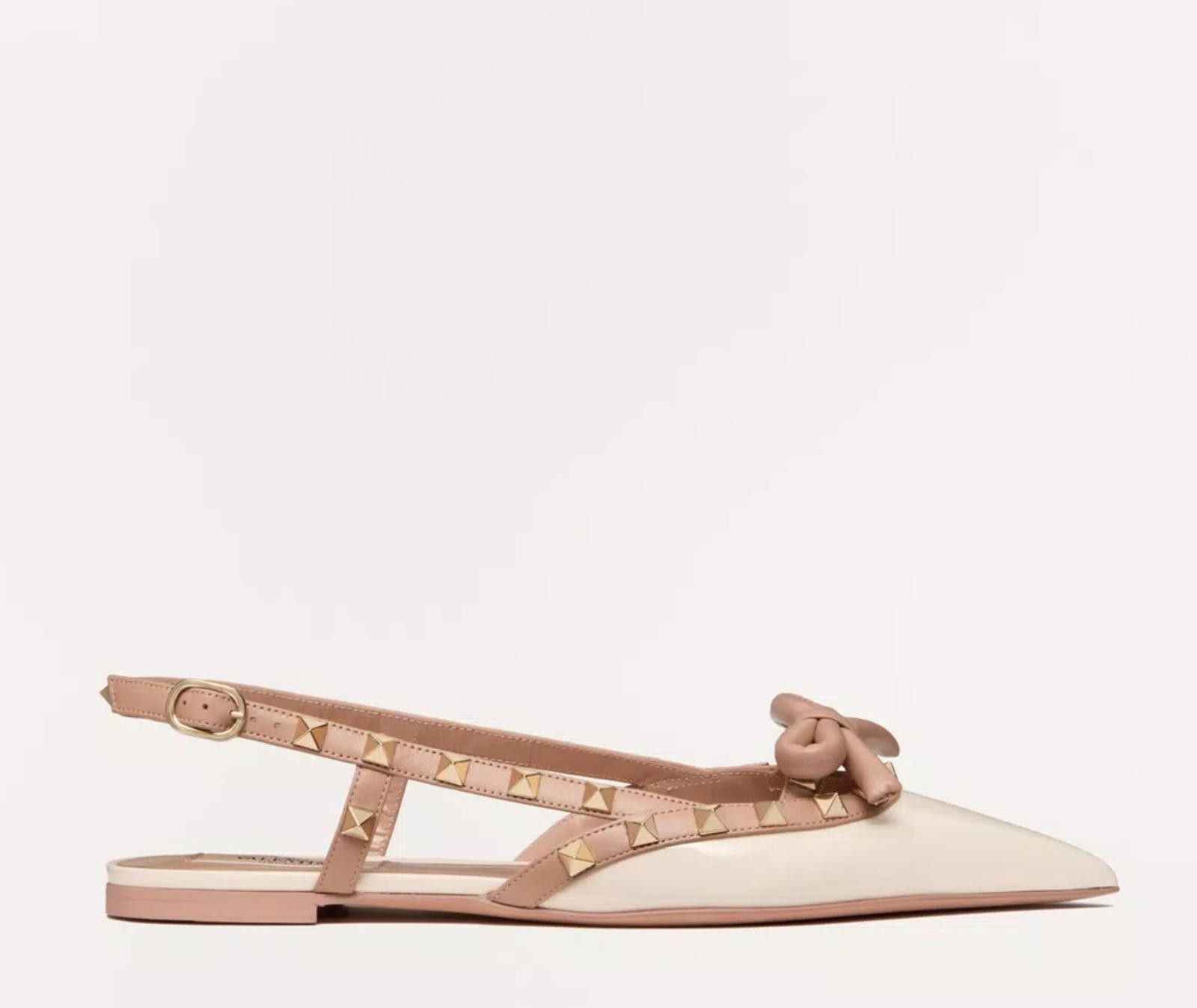 Other Valentino Rockstud Bow Ballerina Slingback Size US 7.5 / IT 37.5 - 1 Thumbnail