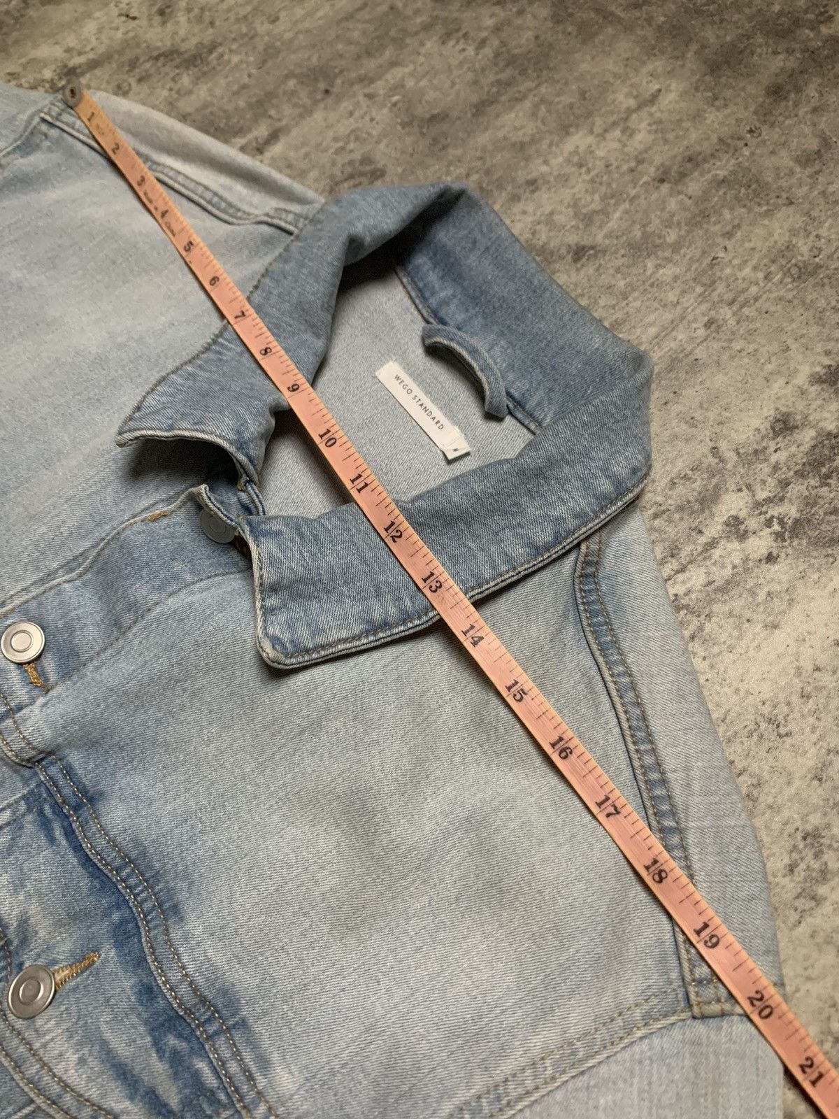 Japanese Brand Type 3 Denim Levis Style Light Blue Jacket By Wego Standard Size US M / EU 48-50 / 2 - 11 Thumbnail