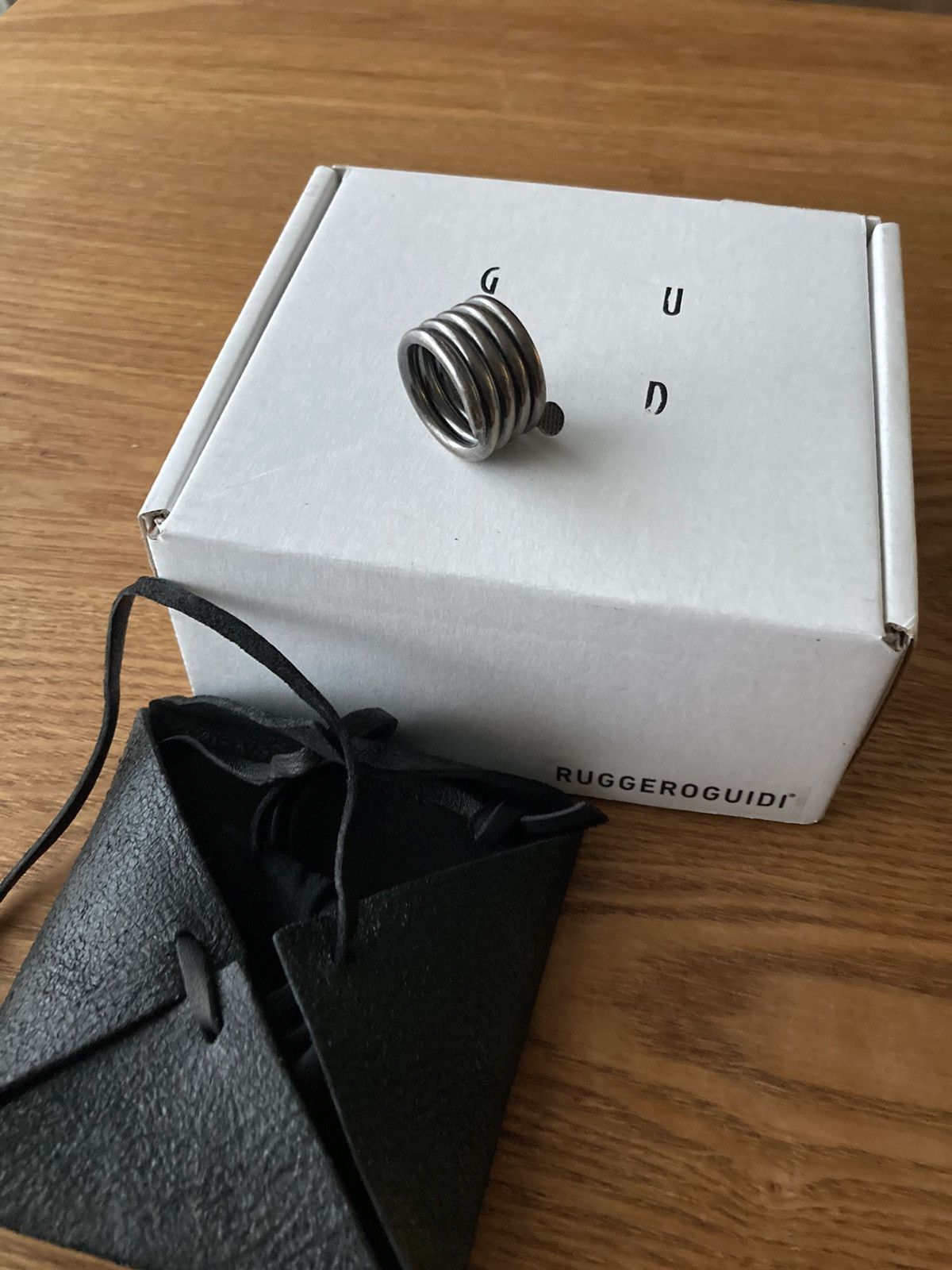 Guidi Guidi Nail Spiral Ring Size ONE SIZE - 4 Thumbnail