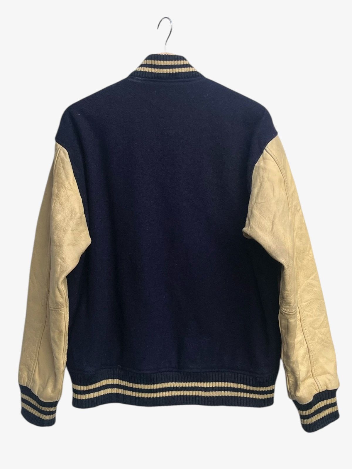 Vintage 90s Harvard Wool Letterman Jacket Leather Sleeves Size US L / EU 52-54 / 3 - 5 Thumbnail