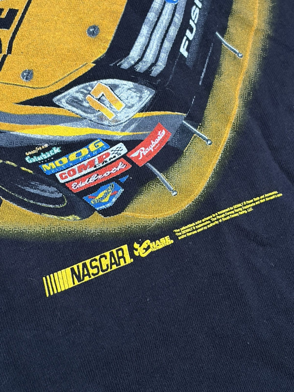Chase Authentics NWT Nascar Matt Kenseth DeWalt Racing Graphic Tee 08 Black L Size US L / EU 52-54 / 3 - 6 Thumbnail