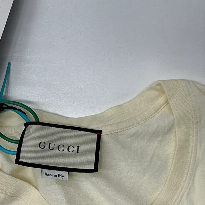 Gucci Gucci Gucci Oversized Logo T-Shirt for Men and Women -2506 Size US L / EU 52-54 / 3 - 3 Thumbnail