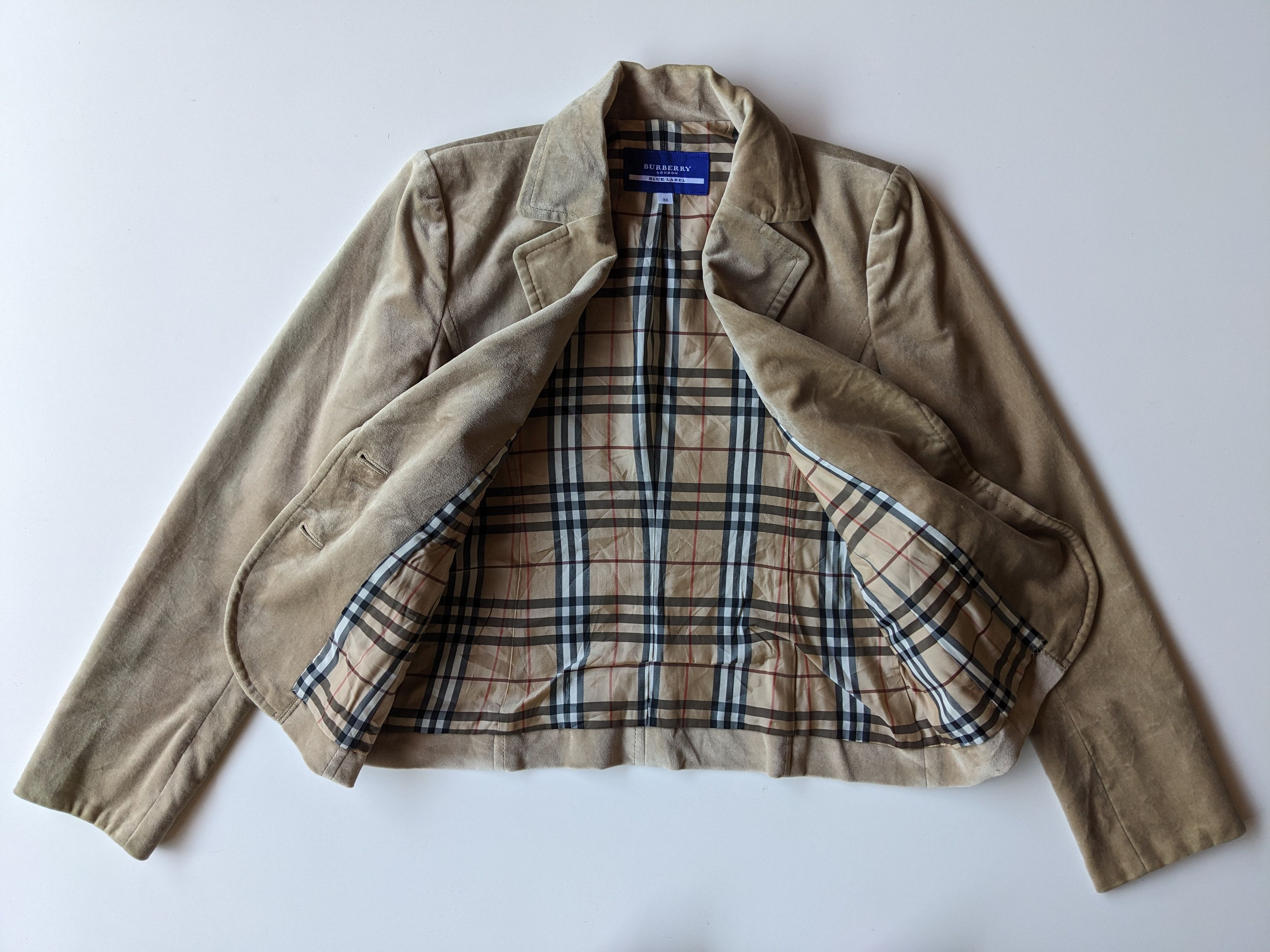 Burberry Vintage Burberry blue label checked blazer Size XS / US 0-2 / IT 36-38 - 1 Thumbnail