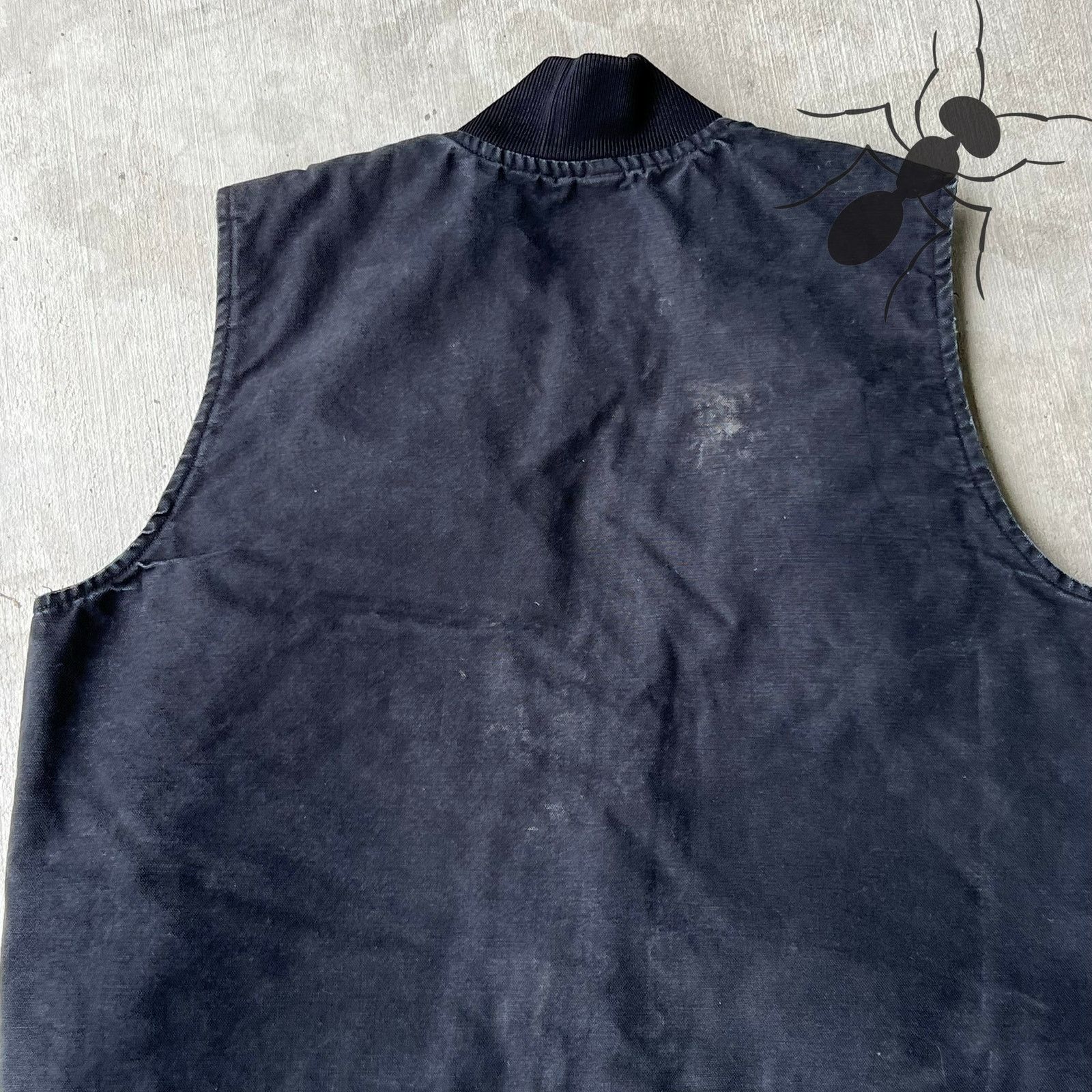 Carhartt × Vintage Carhartt V01 BLK black work wear vest Size US XL / EU 56 / 4 - 5 Thumbnail