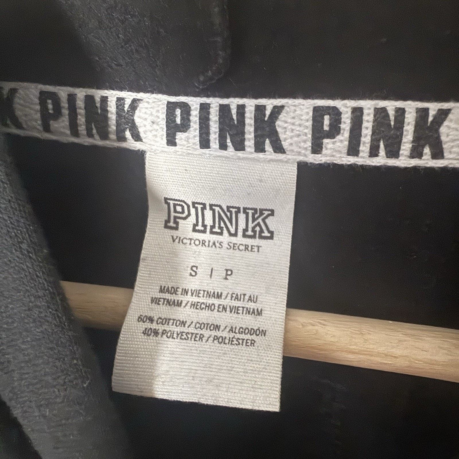 Victoria's Secret Victorias Secret PINK Hoodie Black Dog Sequin Pullover Y2K Size S / US 4 / IT 40 - 3 Thumbnail