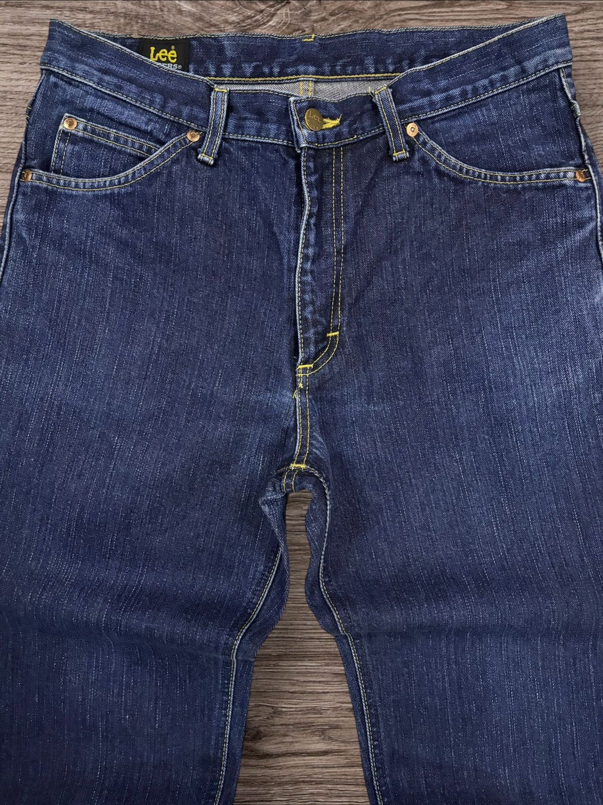 Japan Blue Jeans Lee Riders Japan LEE Relaxed Straight Fit Jeans Size US 33 - 4 Thumbnail