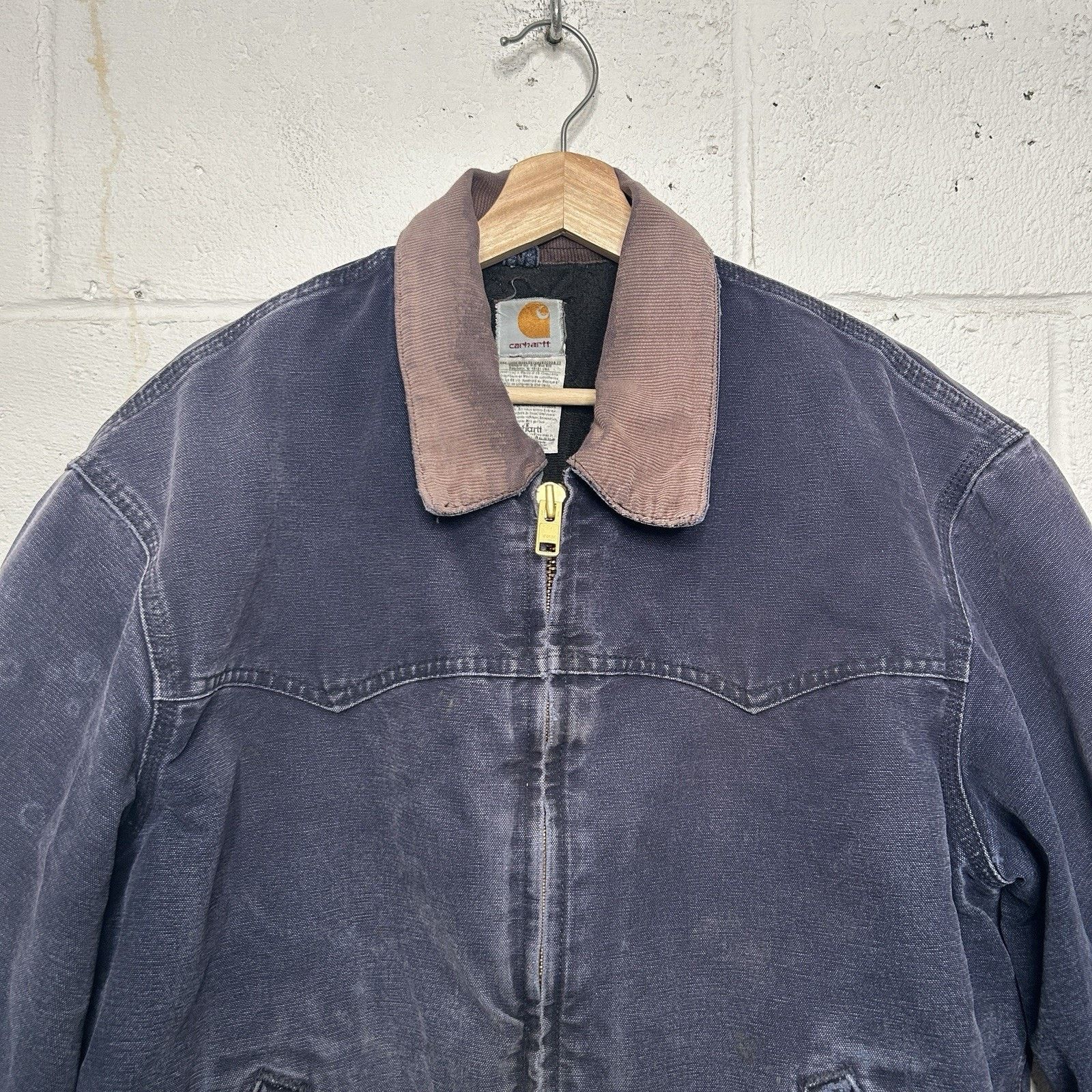 Carhartt Vintage Carhartt Quilted Santa Fe Jacket “Midnight Blue” J14 Size US XL / EU 56 / 4 - 3 Thumbnail
