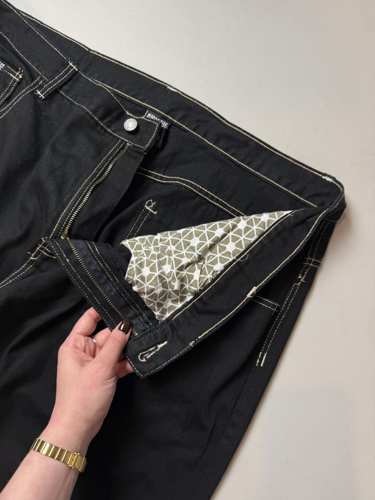 Southpole Southpole Men’s Y2K Rap Baggy Denim Wide Leg Jeans Size 44 Size US 36 / EU 52 - 12 Thumbnail