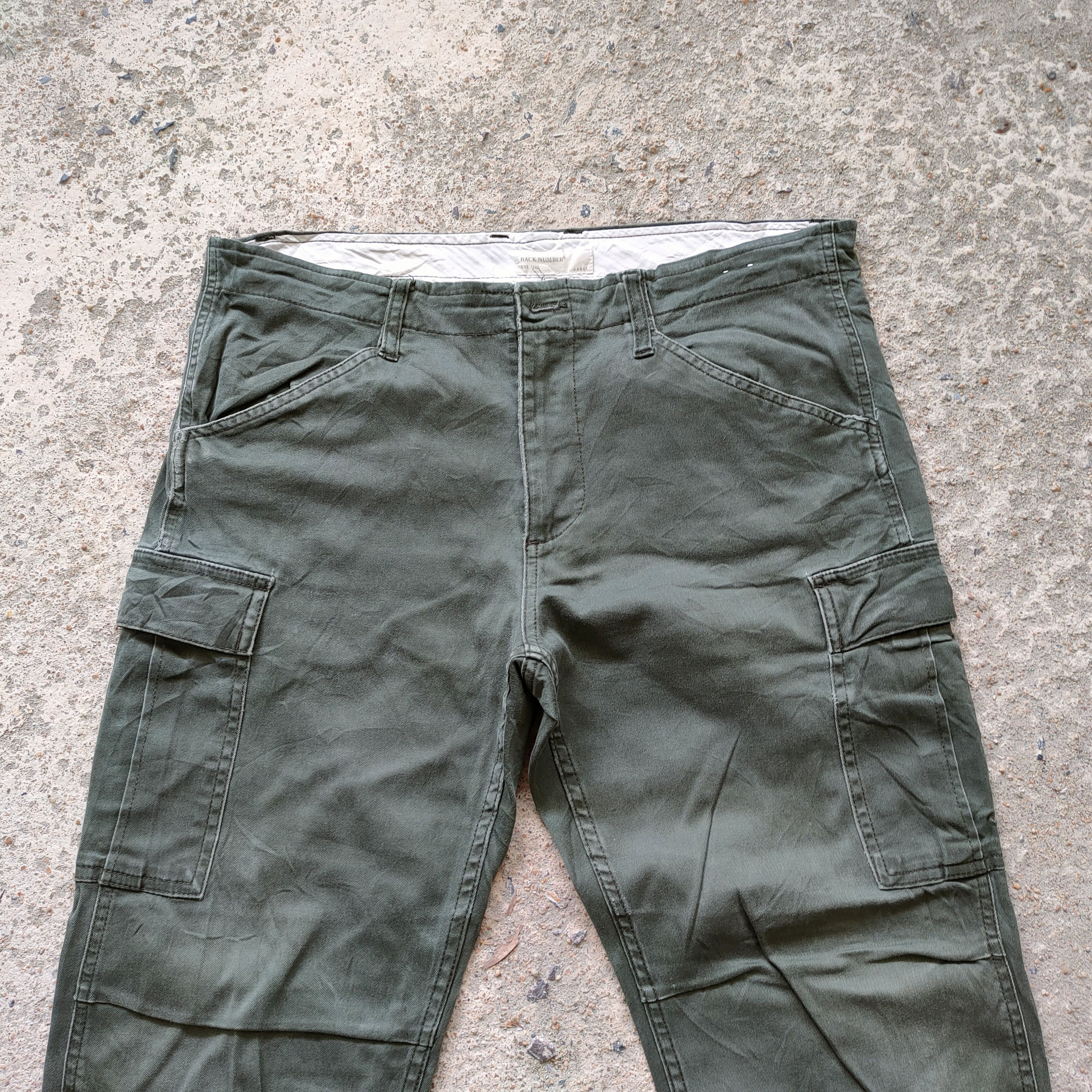 Japanese Brand × Vintage VINTAGE BACK GREEN CARGO PANTS Size US 32 / EU 48 - 2 Thumbnail
