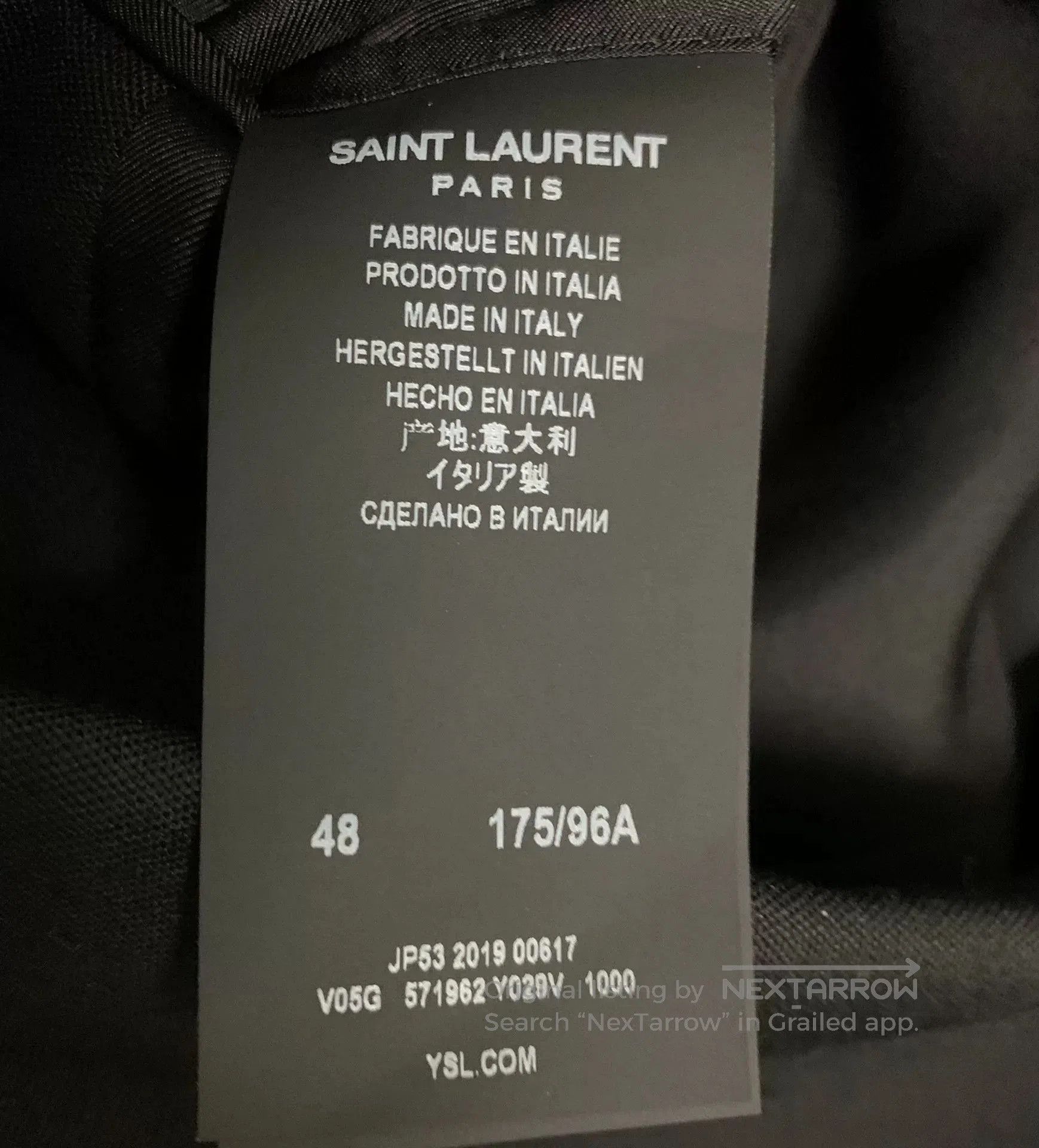 Yves Saint Laurent Saint Laurent Wool Blazer Jacket. Size US M / EU 48-50 / 2 - 6 Thumbnail