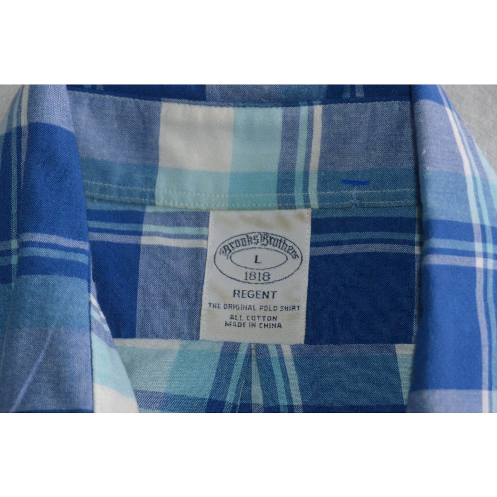 Brooks Brothers **Brooks Brothers Men's L Blue Plaid Button-Down Shirt** User: **Brooks Brothers Men's Size L Blue Plaid Button-Down Shirt** Size US L / EU 52-54 / 3 - 4 Thumbnail