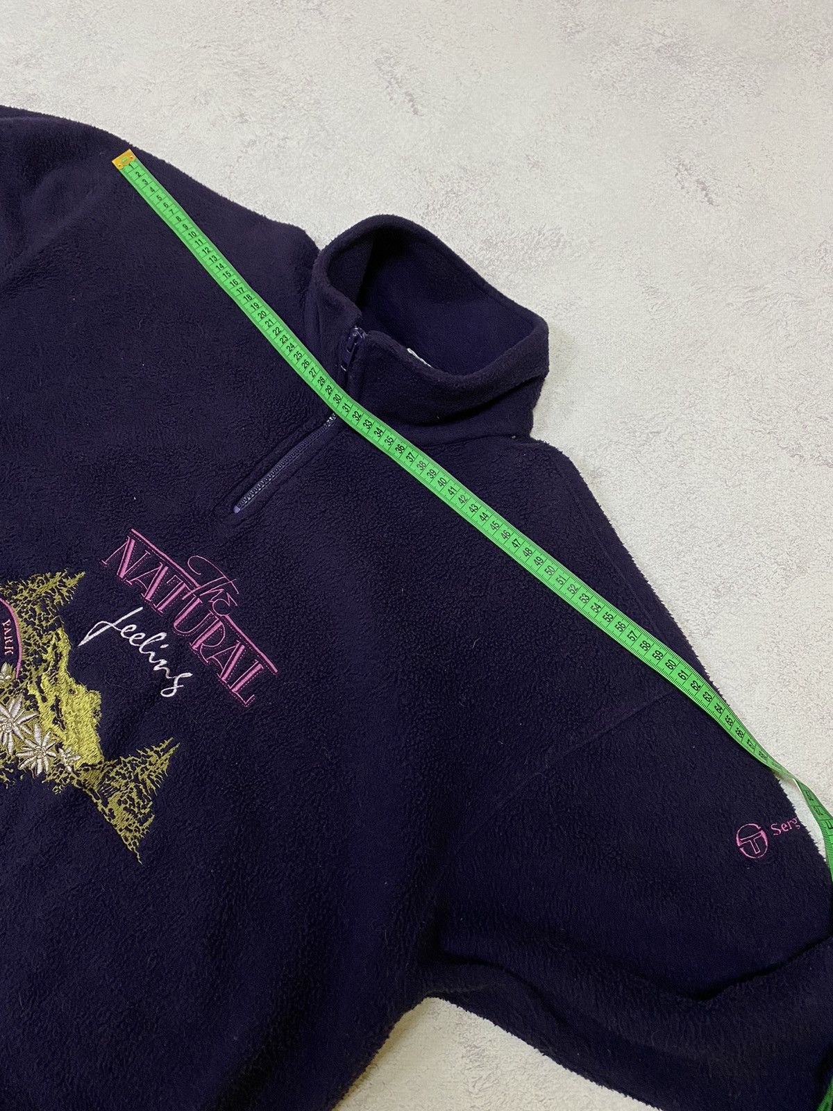 Sergio Tacchini Vintage Sergio Tacchini Purple Fleece Jacket Size US L / EU 52-54 / 3 - 9 Thumbnail