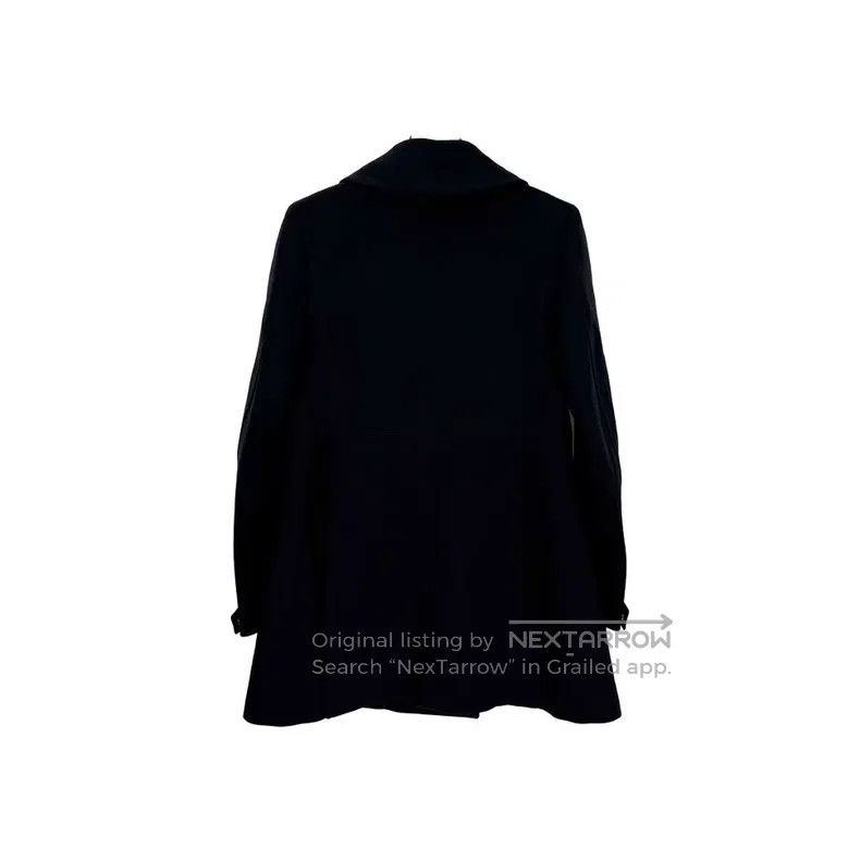 Hermes Hermes Blue-Black Wool Overcoat Size S / US 4 / IT 40 - 2 Thumbnail