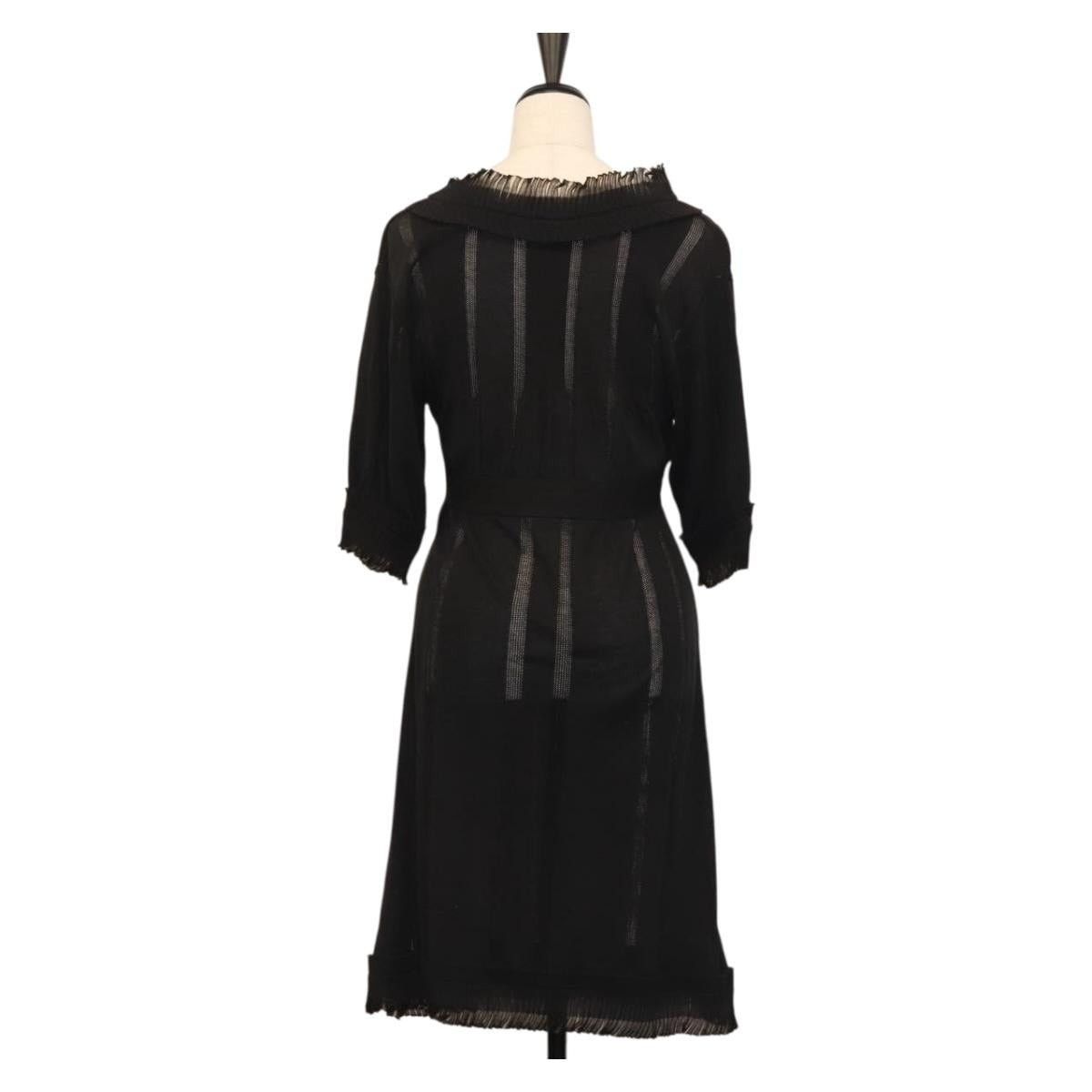 Chanel Chanel One Piece Cotton Black CC Shirt Size ONE SIZE - 2 Thumbnail