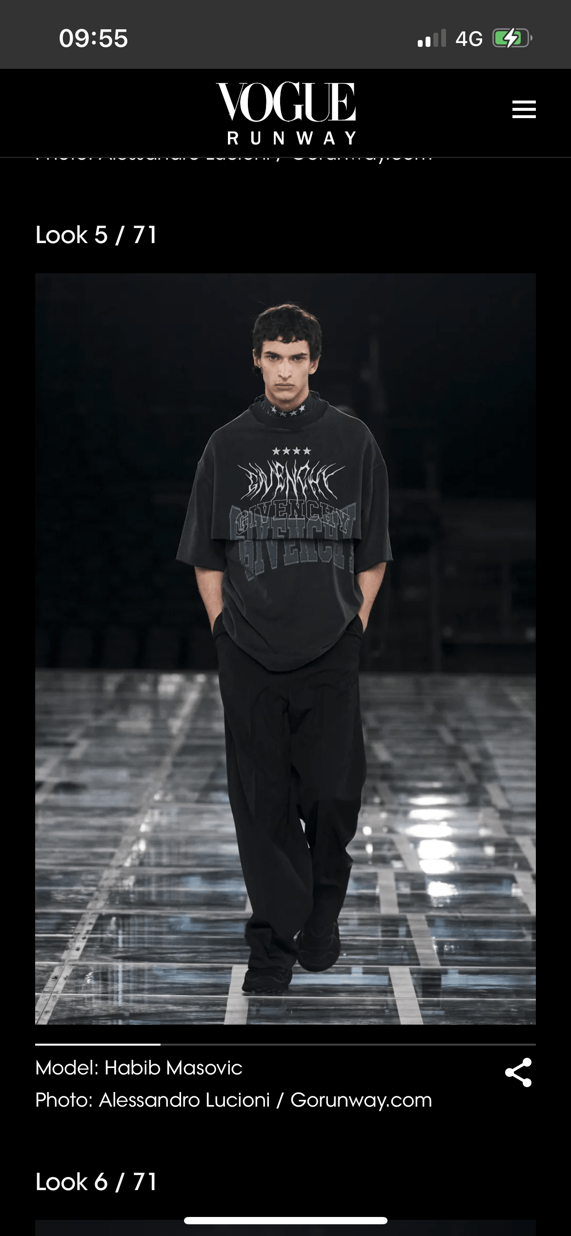 Givenchy Runway Fall 22 T-Shirt/Sweater Size US L / EU 52-54 / 3 - 6 Thumbnail