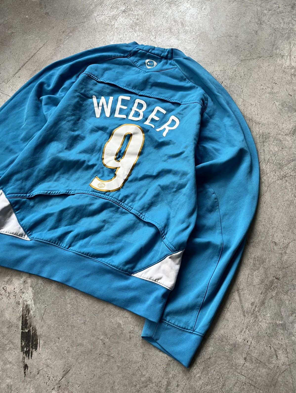 Nike Nike PSV Eindhoven Football Sweatshirt #9 Weber 00s Size US L / EU 52-54 / 3 - 16 Thumbnail