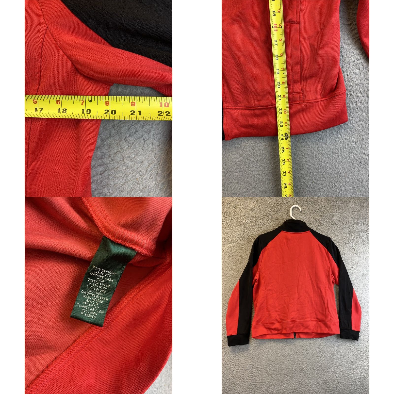 Ralph Lauren Ralph Lauren Active Track Jacket Womens Large Red Black Crest Embroidered/ 32-59 Size L / US 10 / IT 46 - 8 Thumbnail