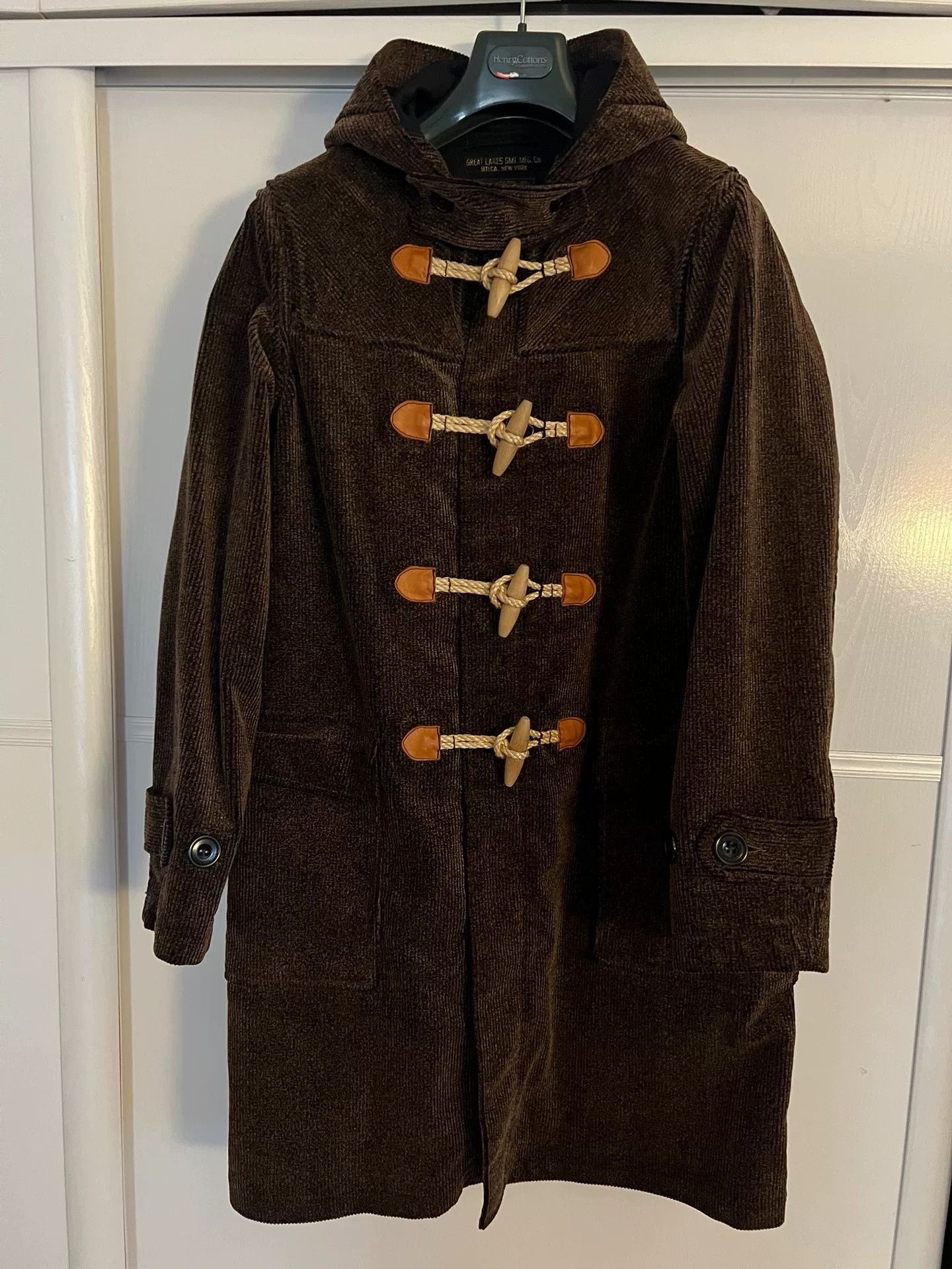 Freewheelers Freewheelers Snowflake Corduroy Duffel Coat Size US XXS / EU 40 - 3 Thumbnail