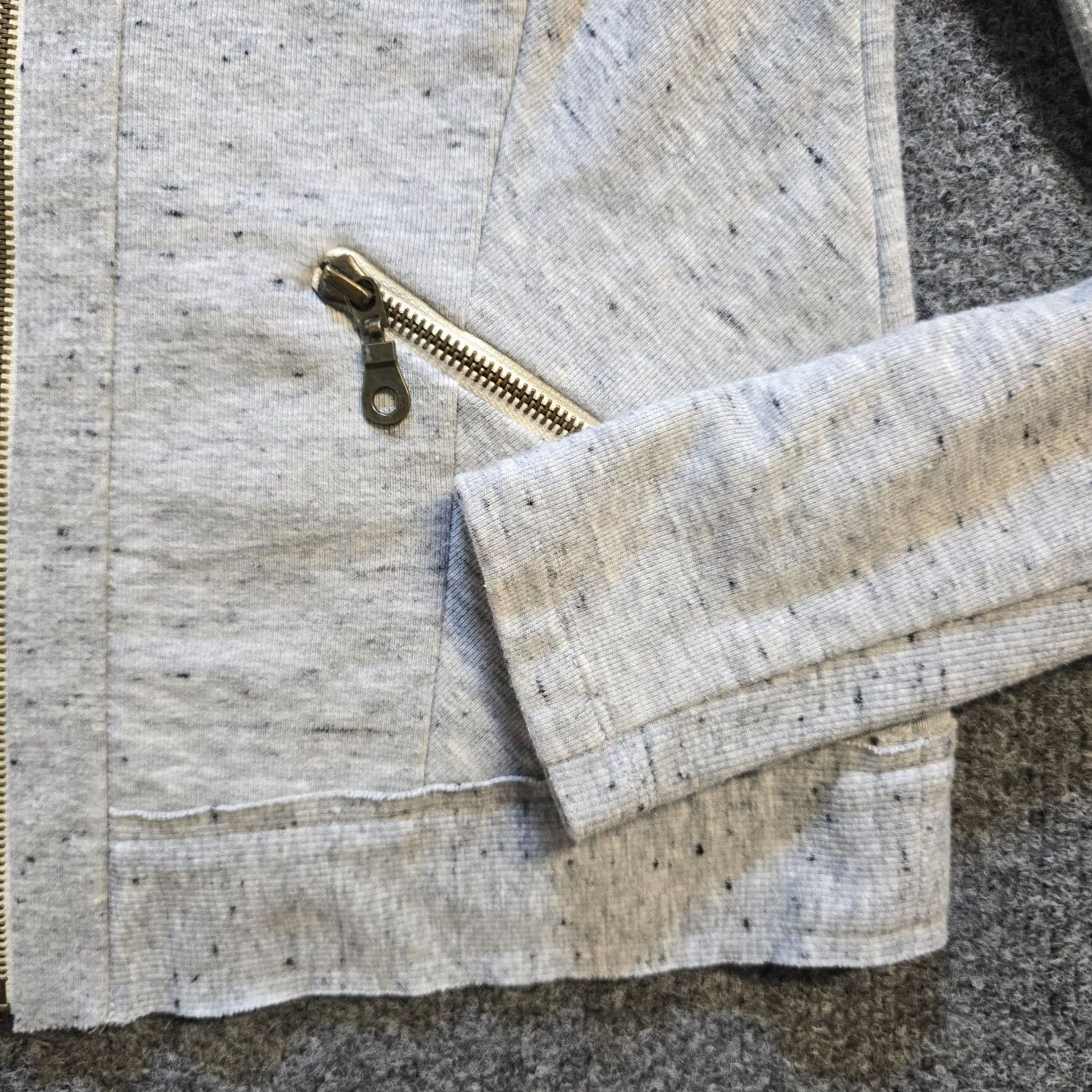 Drew Drew Jacket Womens Size Small Gray Full Zip Pockets Sweatshirt Capsule Layer Jacket Size S / US 4 / IT 40 - 3 Thumbnail