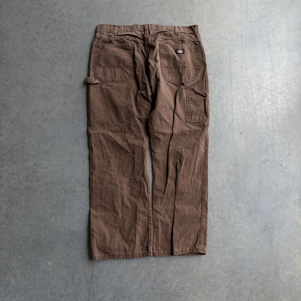 Dickies Vintage Brown Dickies Carpenter Pants Workwear 36x30 Baggy Size US 36 / EU 52 - 4 Thumbnail
