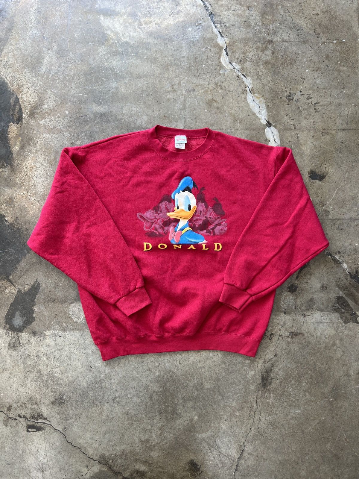 Disney × Vintage Vintage Disney Donald Duck Crewneck Sz. XXL Size US XXL / EU 58 / 5 - 2 Thumbnail
